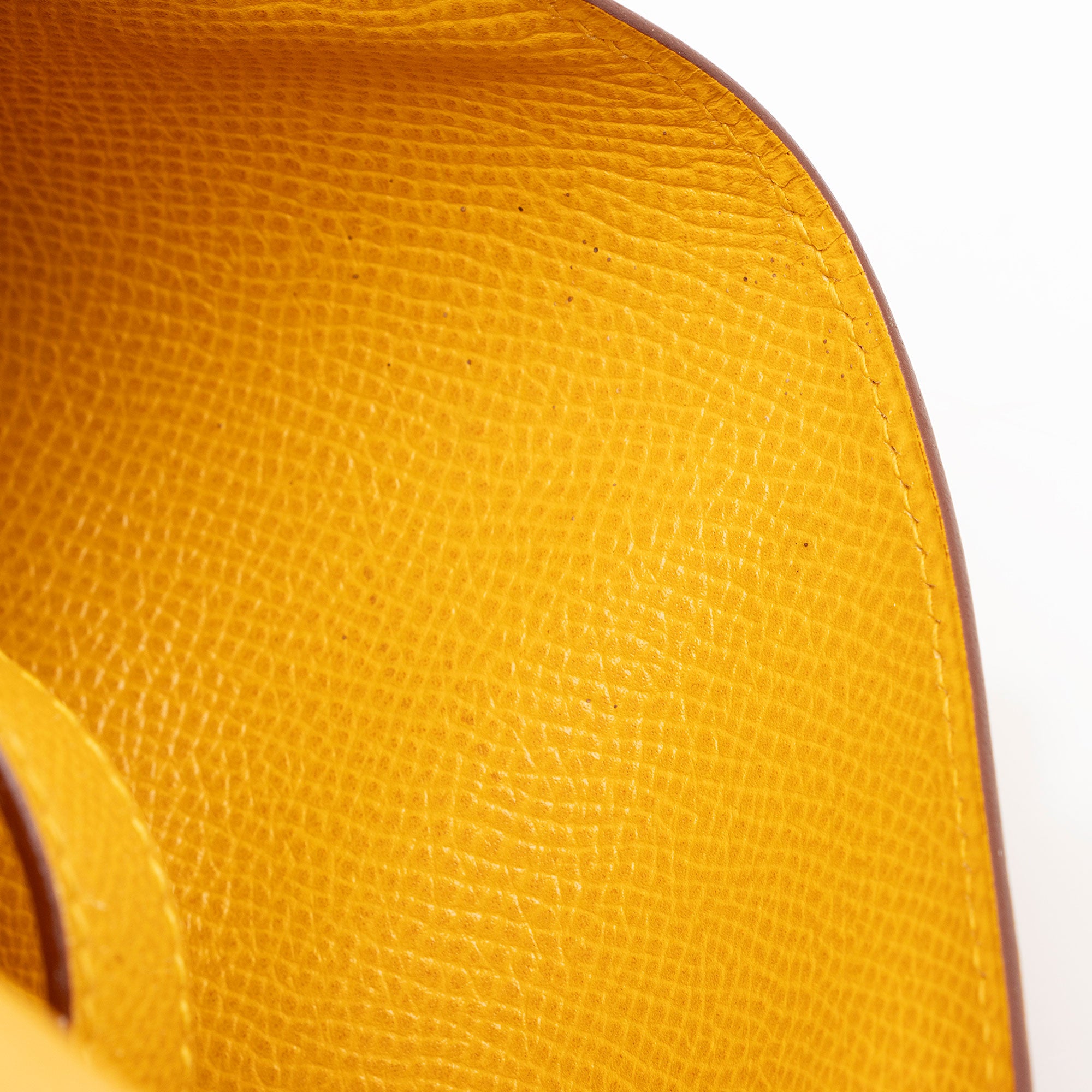 Hermes Vintage Chevel Leather Pochette Green Belt Bag (SHF-Zes22t)