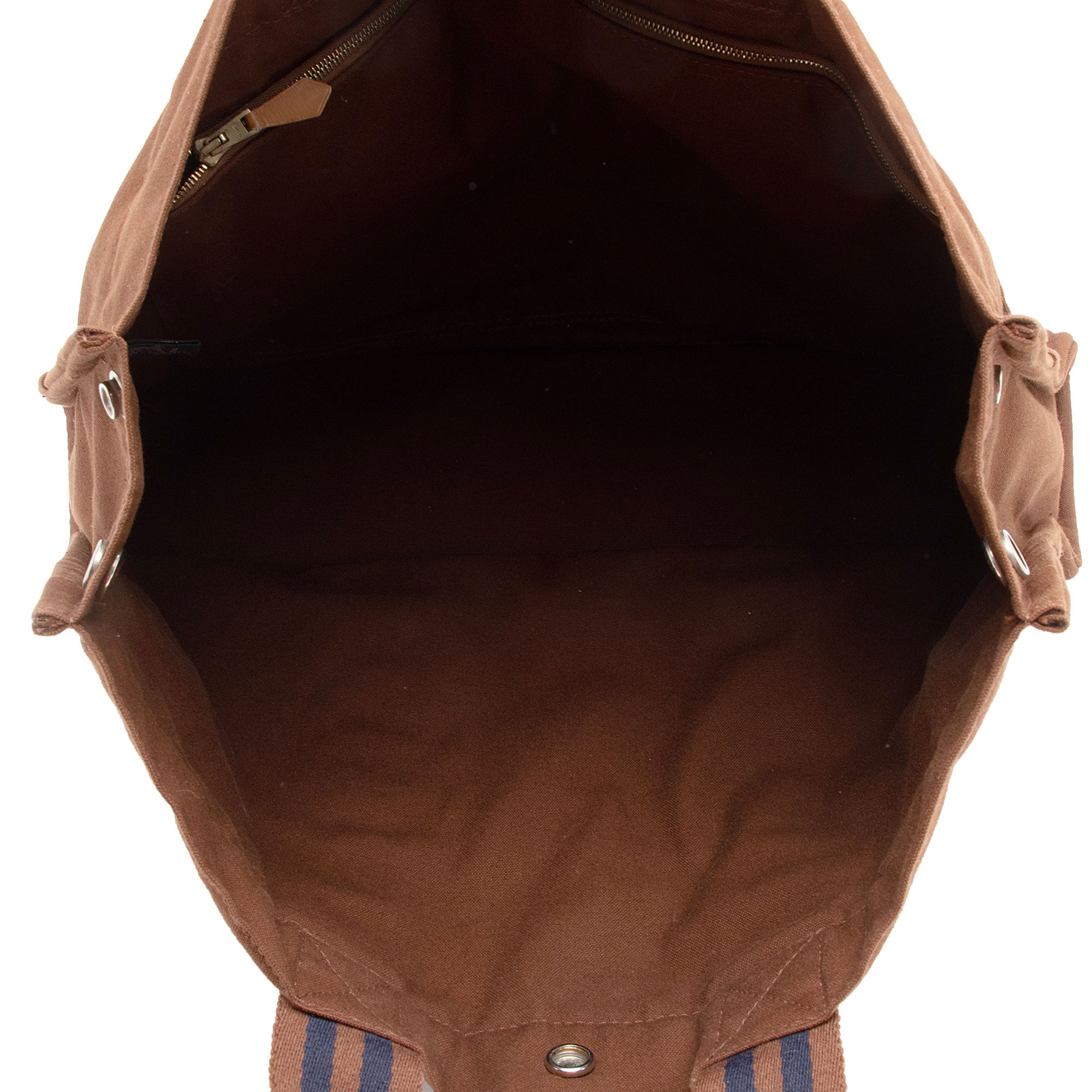 Hermes Vintage Canvas Herline MM Tote (SHF-ZDuu4C)