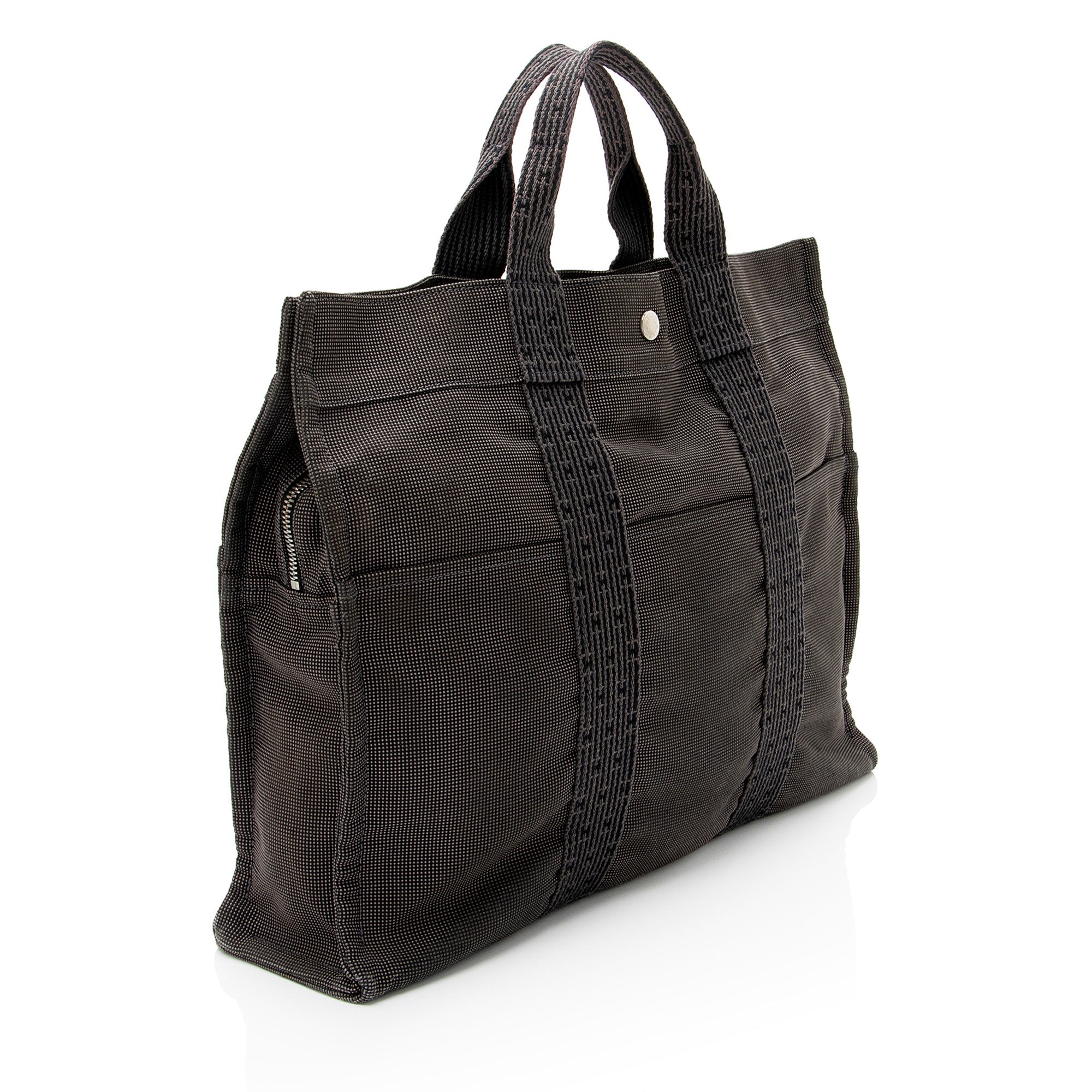 Hermes Vintage Canvas Herline MM Tote