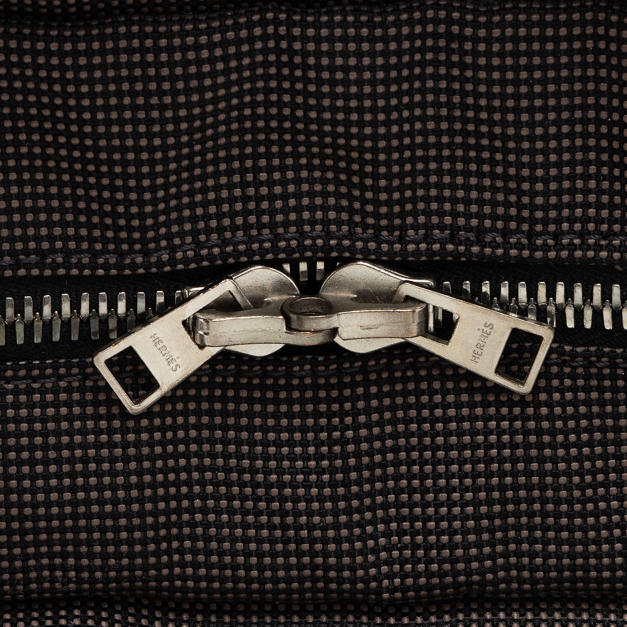 Hermes Vintage Canvas Herline MM Tote