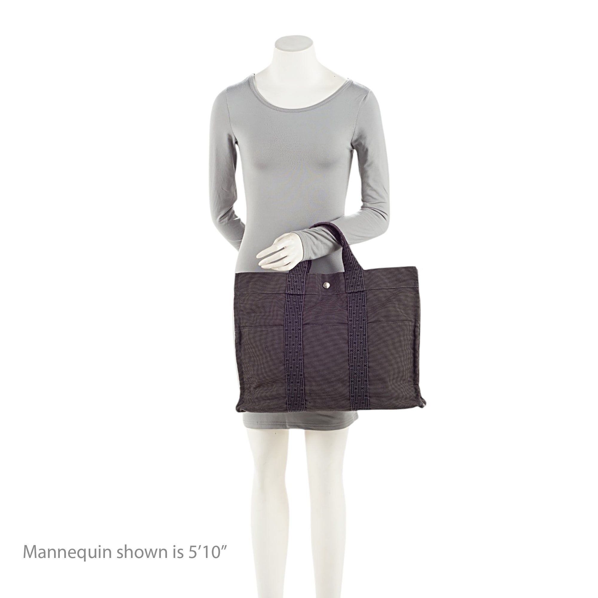 Hermes Vintage Canvas Herline MM Tote
