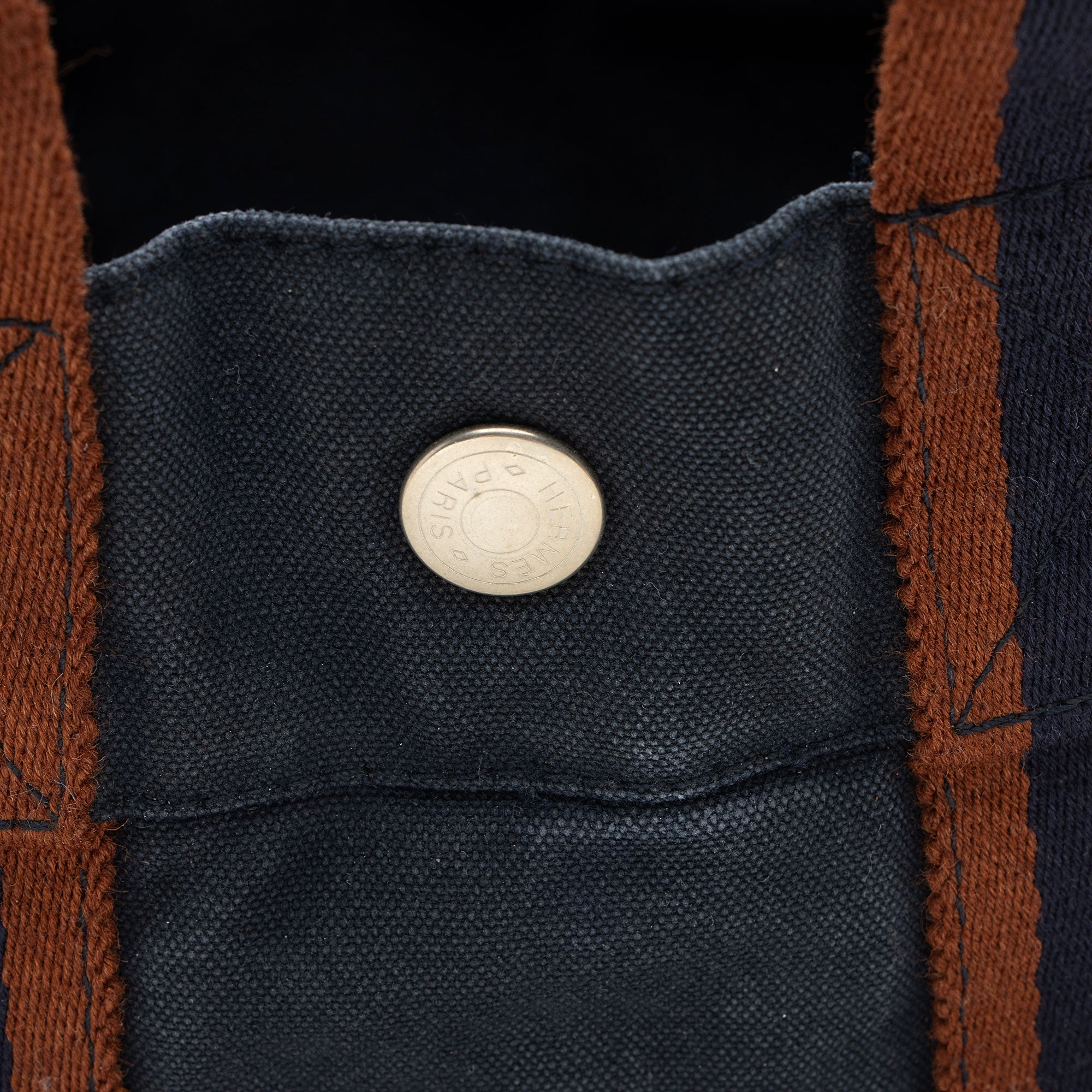 Hermes Vintage Canvas Herline PM Tote