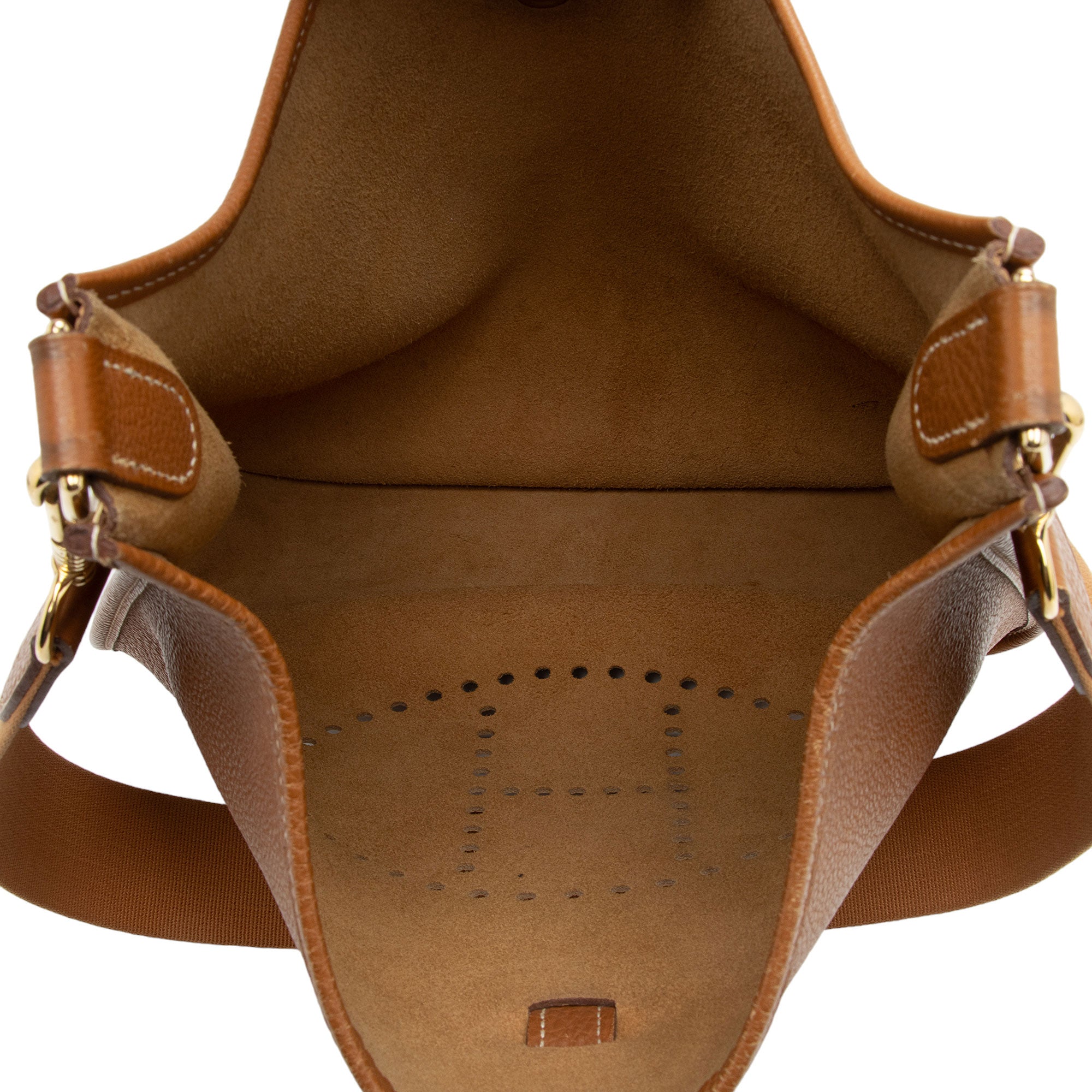 Hermes Vintage Clemence Evelyne I GM Shoulder Bag - FINAL SALE (SHF-mBX6R3)