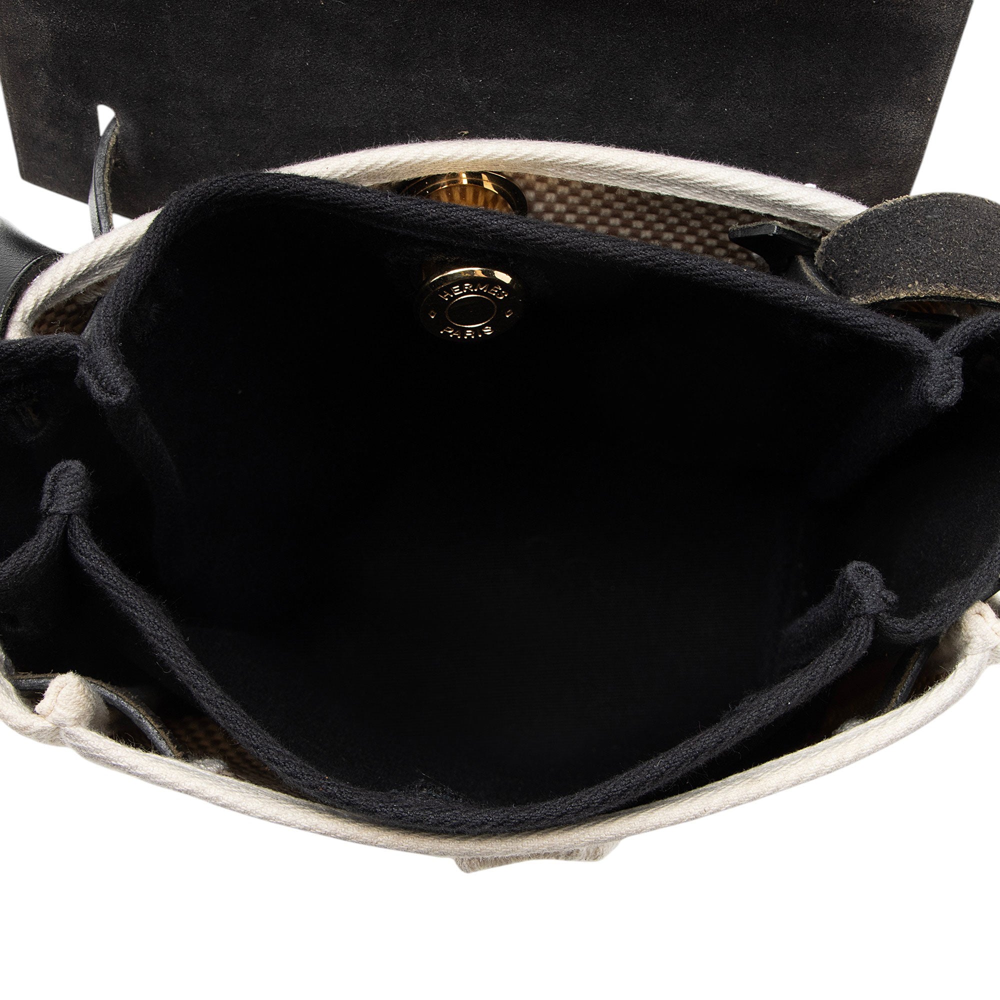 Hermes Vintage Toile Vache Hunter Herbag TPM Shoulder Bag