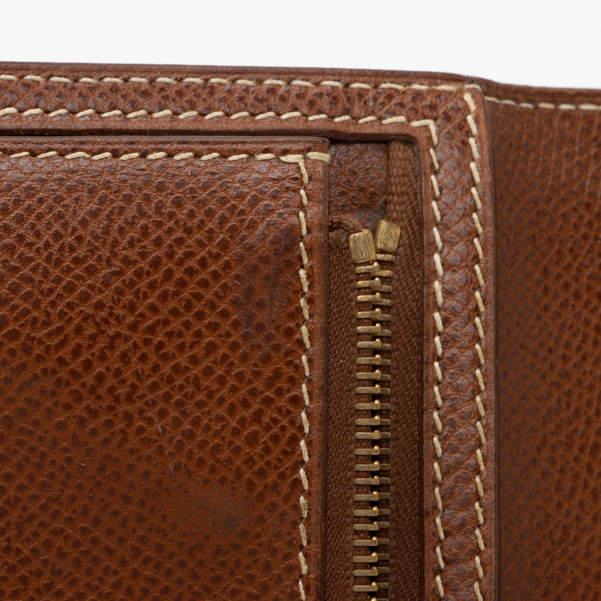 Hermes Vintage Veau Grain Lisse Bearn Wallet (SHF-ApSlRO)