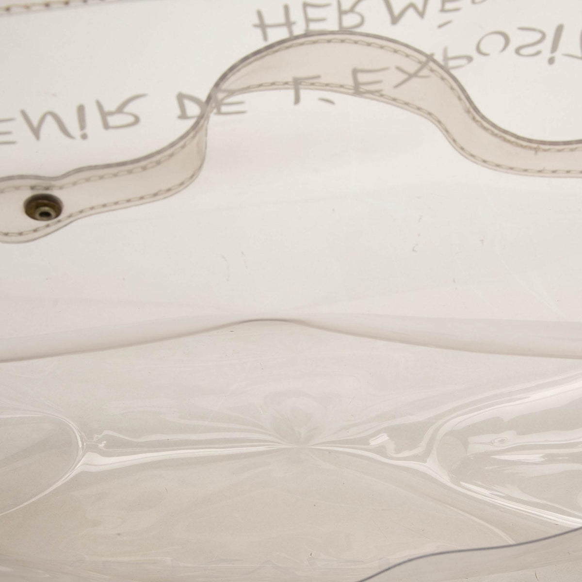 Hermes Vinyl Souvenir De L Exposition Kelly Handbag