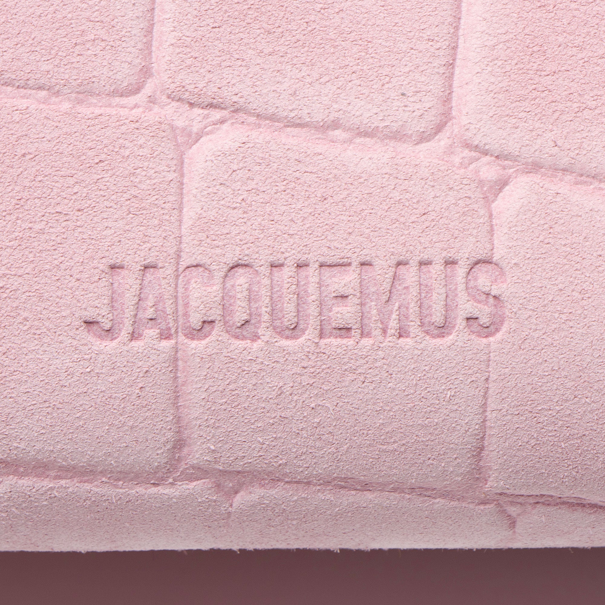 Jacquemus Croc Embossed Suede Le Turismo Small Bowling Bag
