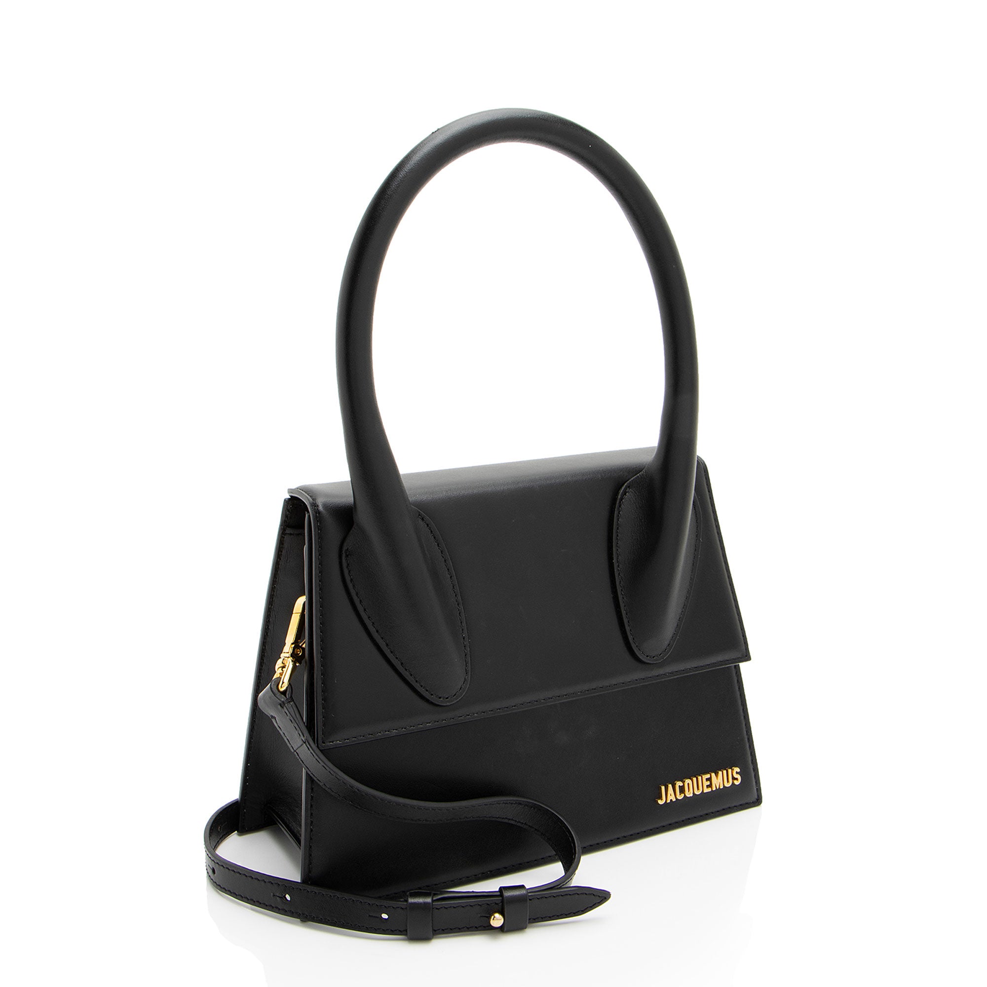 Jacquemus Leather Le Chiquito Moyen Large Bag (SHF-J9XyYK)
