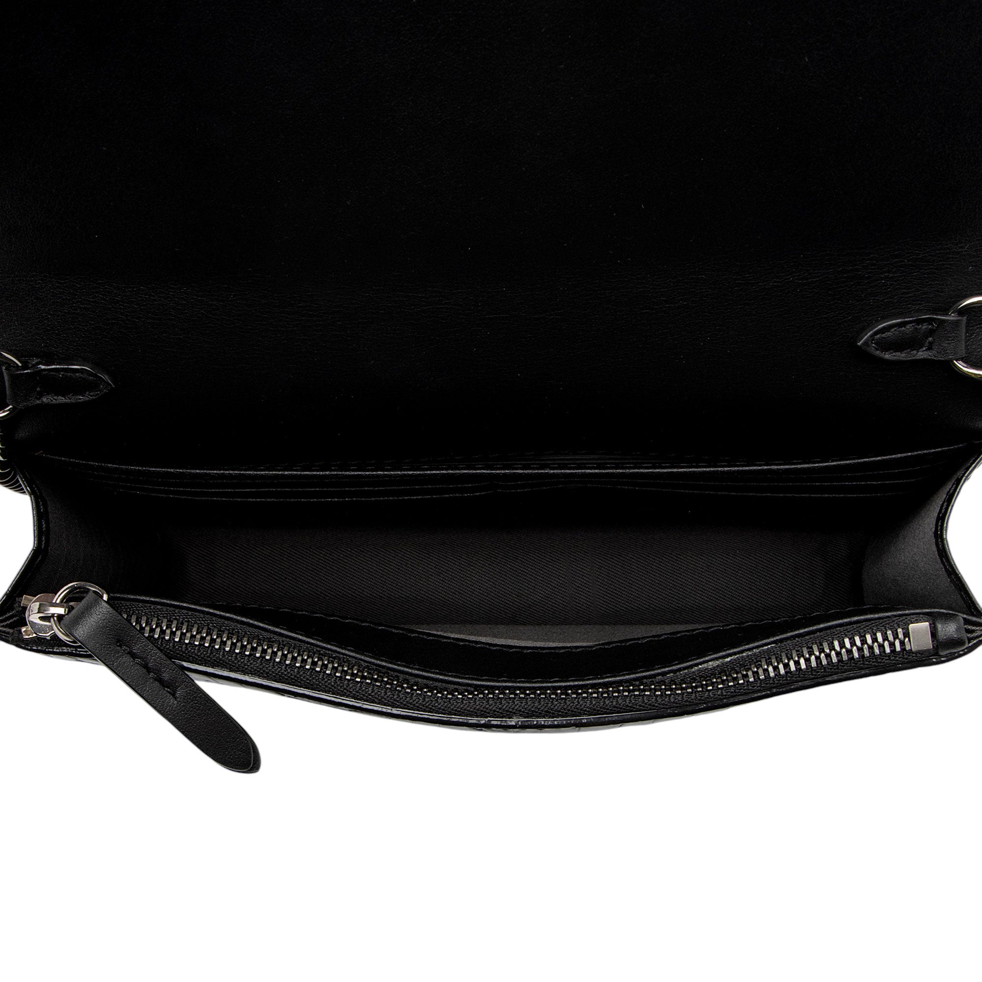 Jimmy Choo Croc Embossed Palace Wallet on Chain (SHF-RBjMRp)