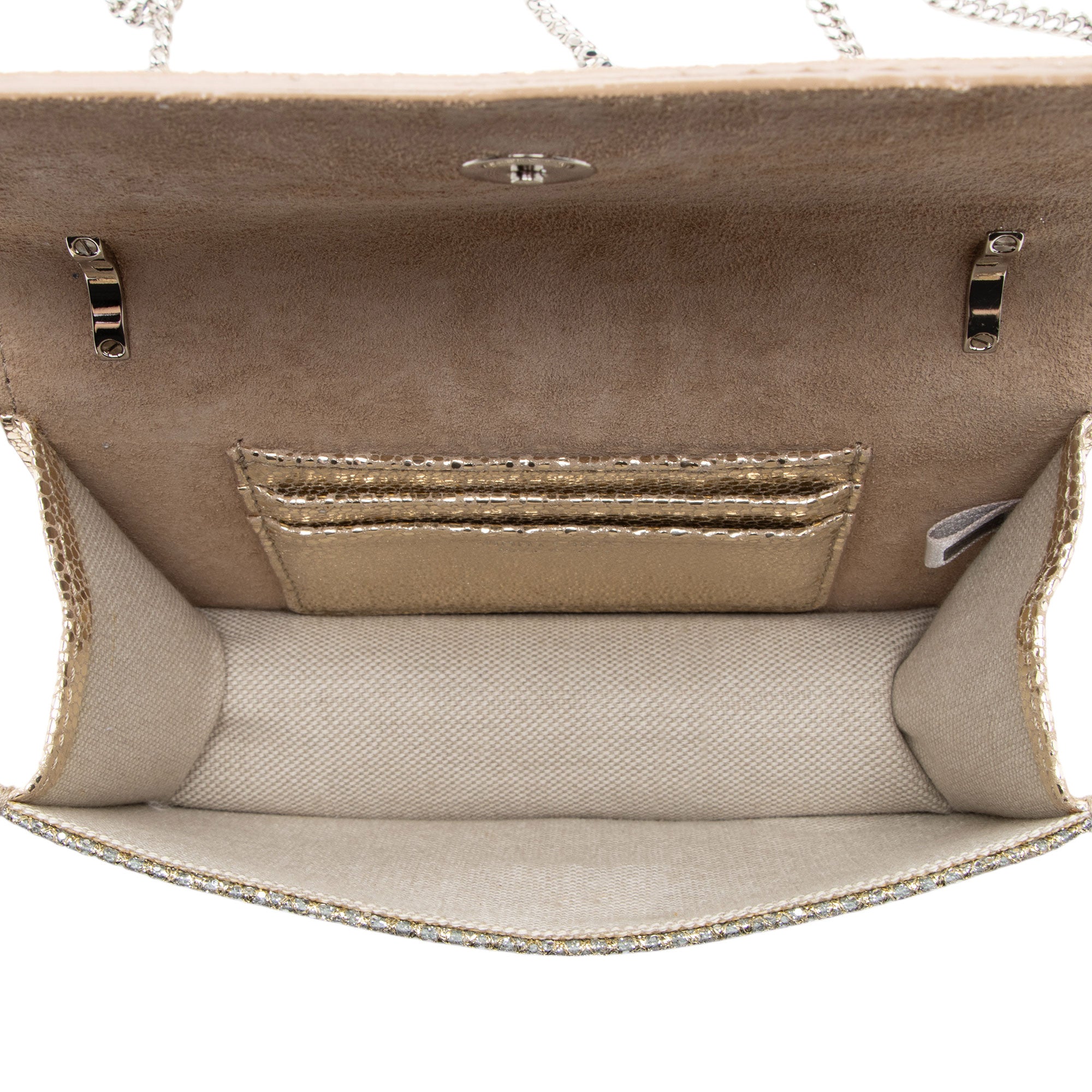 Jimmy Choo Glitter Fabric Finley Mini Shoulder Bag