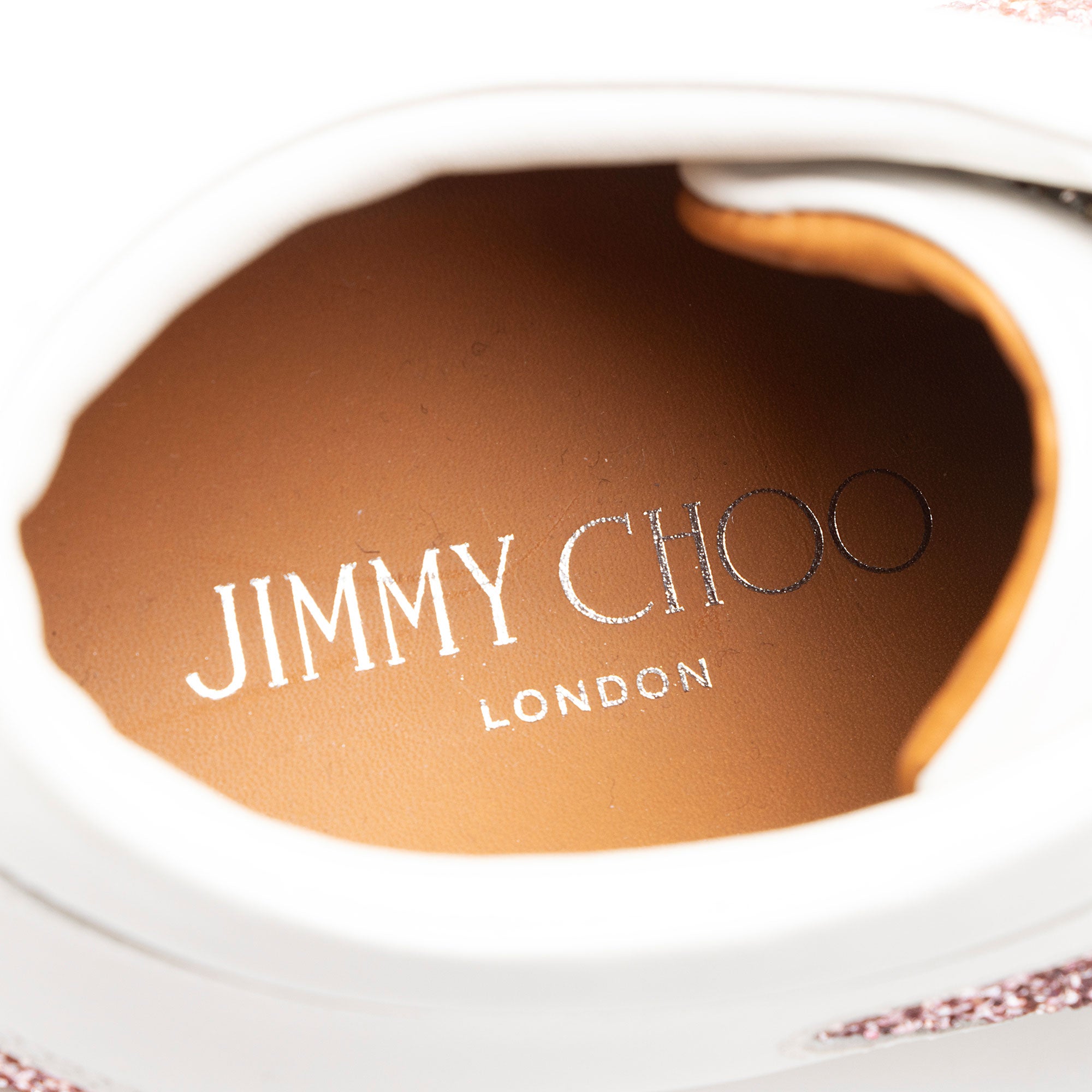 Jimmy Choo Glitter Leather Miami Sneakers - Size 9 / 39 (SHF-f8KPKH)