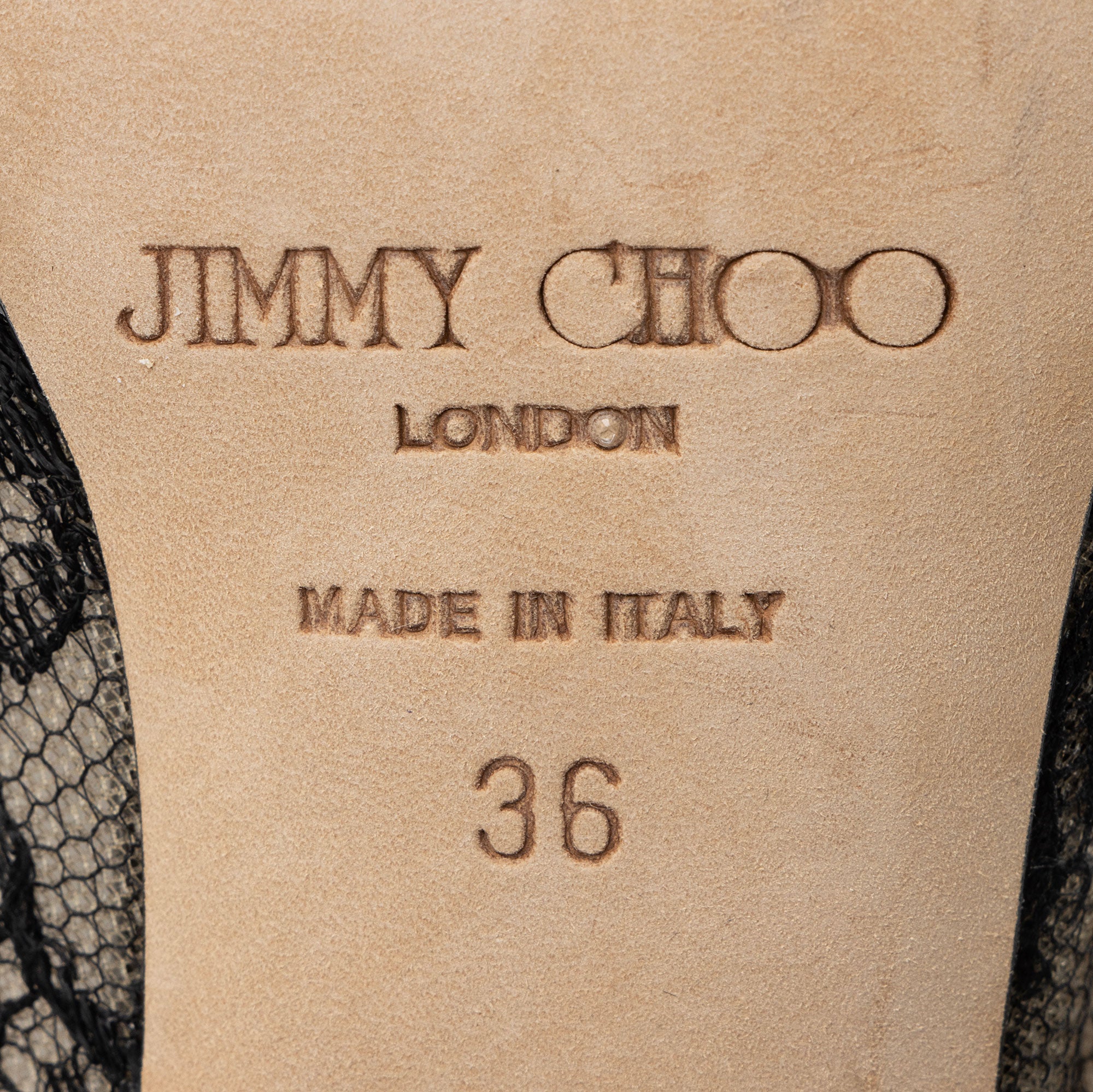 Jimmy Choo Lace Nova Slingback Pumps - Size 6 / 36
