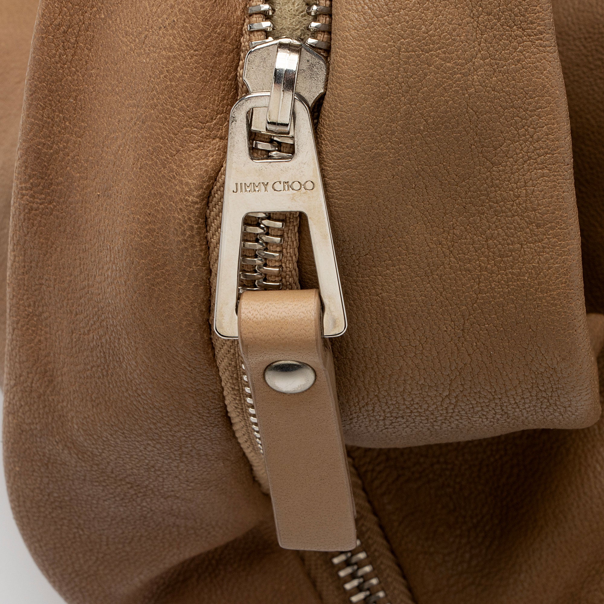 Jimmy Choo Leather Biker Saddle Chain Large Shoulder Bag