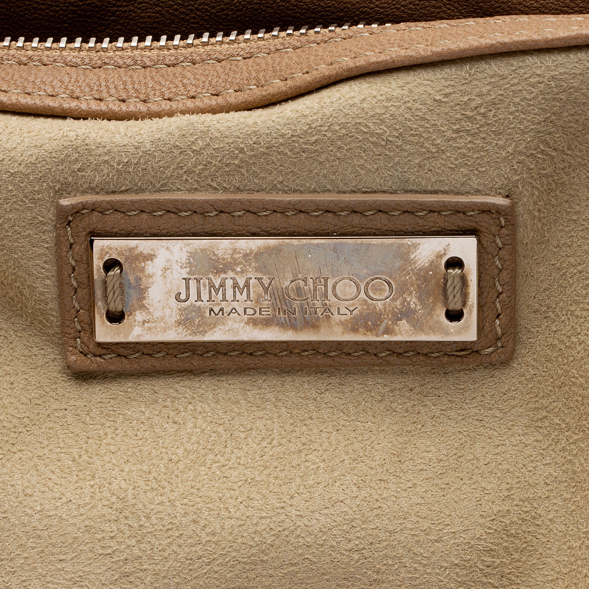 Jimmy Choo Leather Biker Saddle Chain Large Shoulder Bag