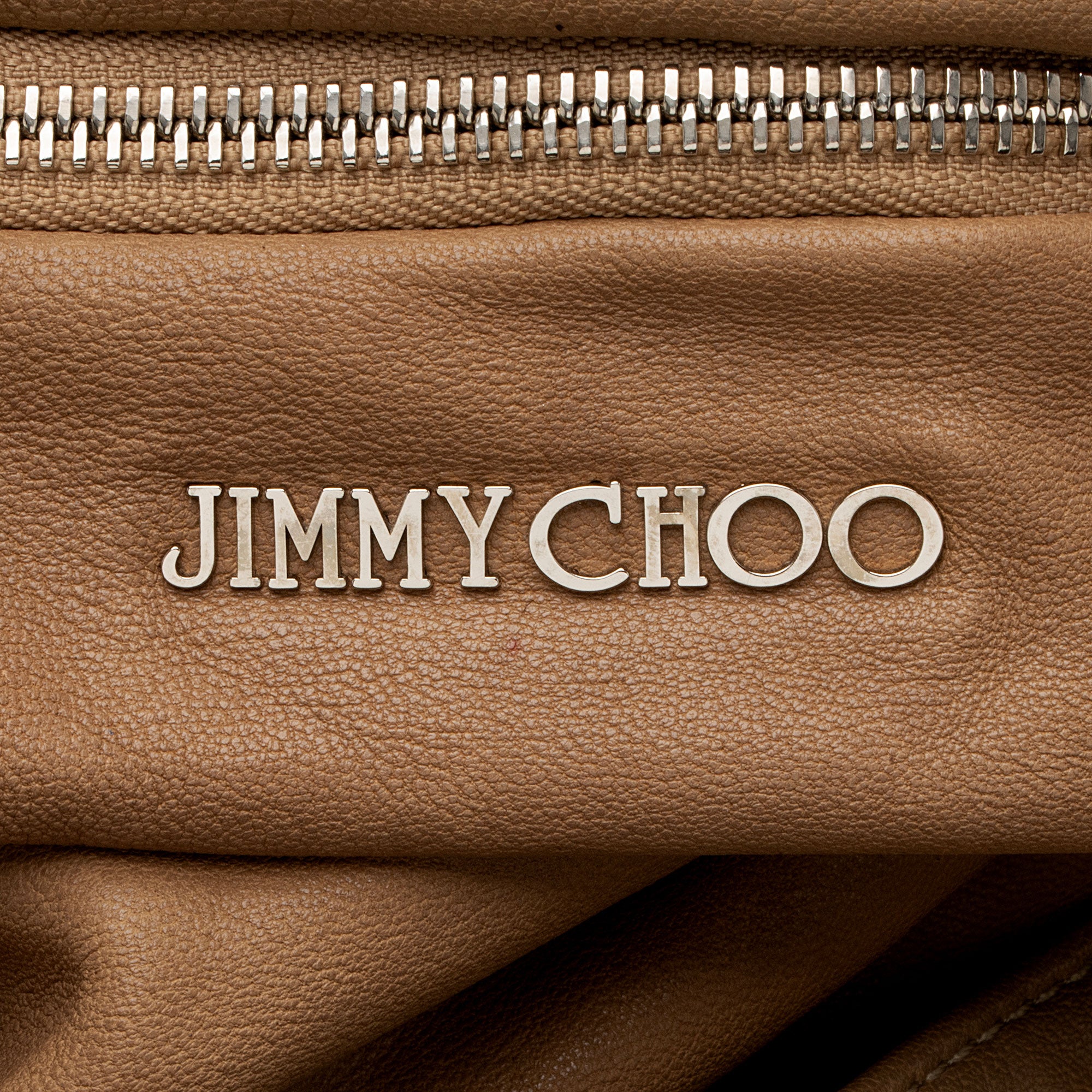 Jimmy Choo Leather Biker Saddle Chain Large Shoulder Bag