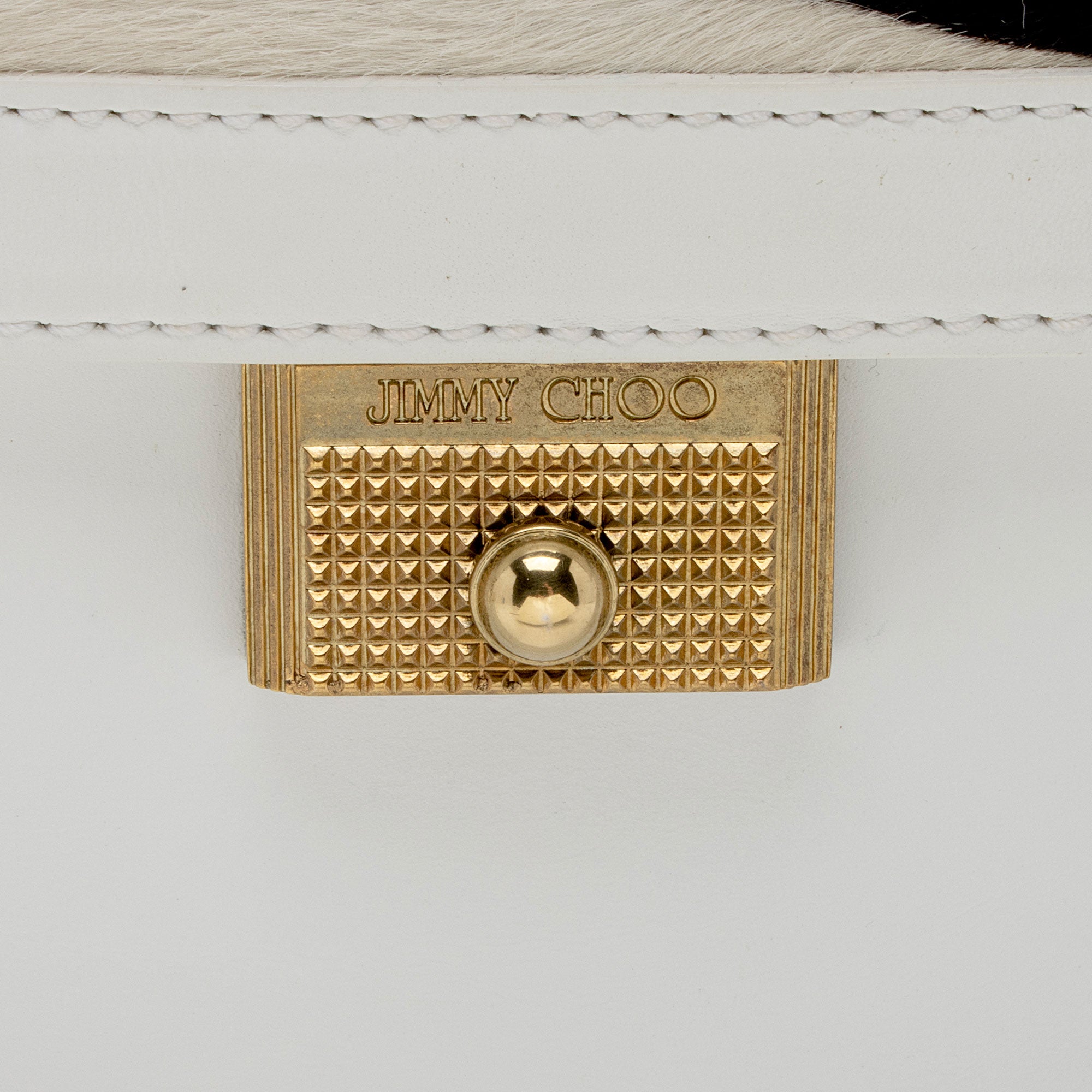 Jimmy Choo Leather Calf Hair Zebra Camille Tote (SHF-4IlvmY)