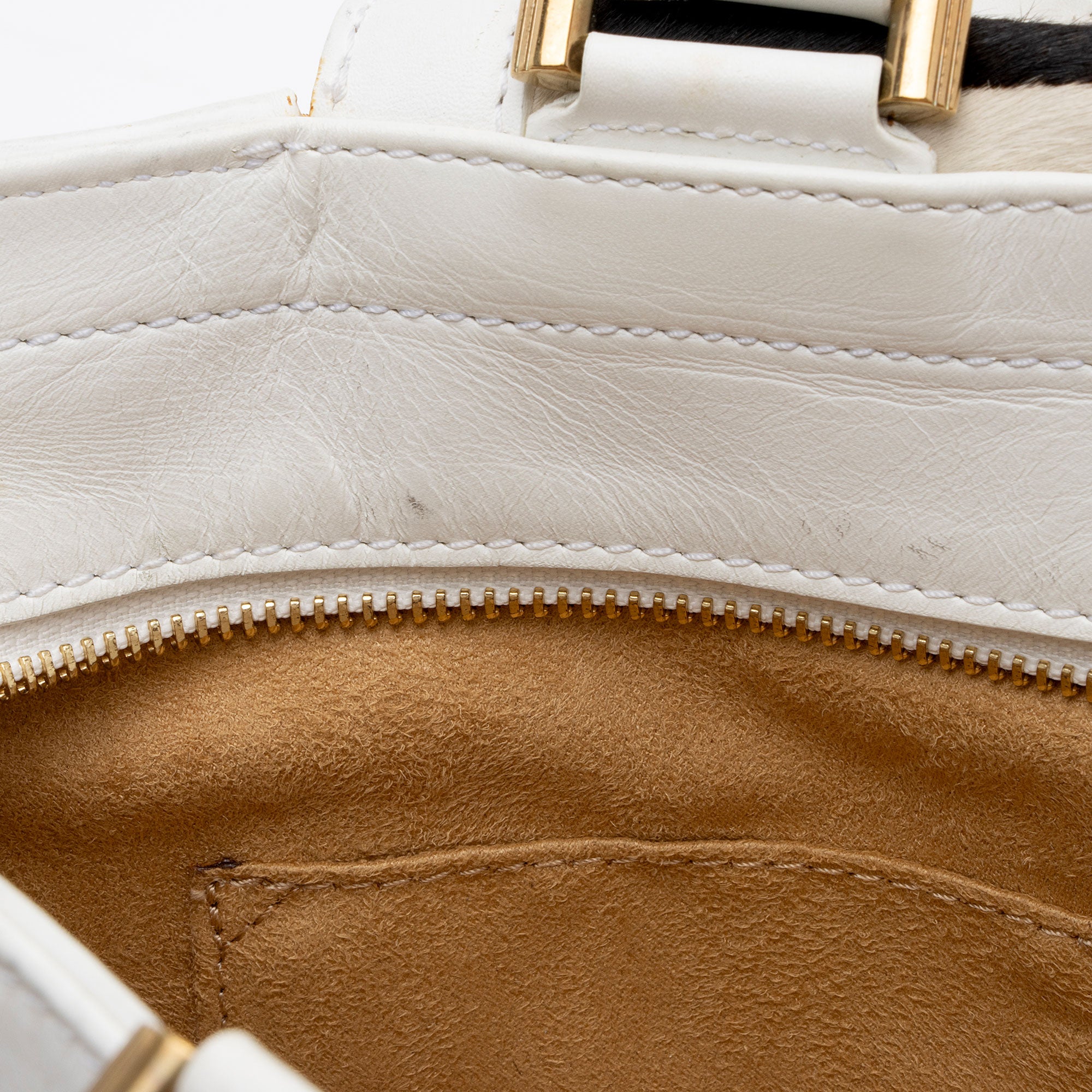 Jimmy Choo Leather Calf Hair Zebra Camille Tote (SHF-4IlvmY)