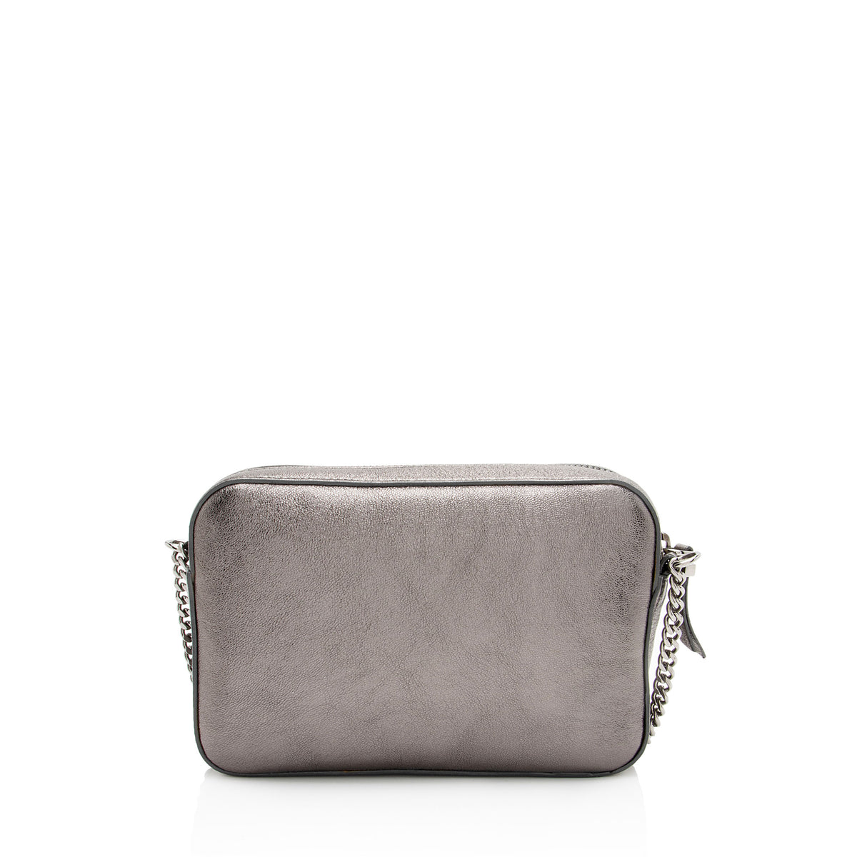 Jimmy Choo Metallic Calfskin Balti Camera Bag