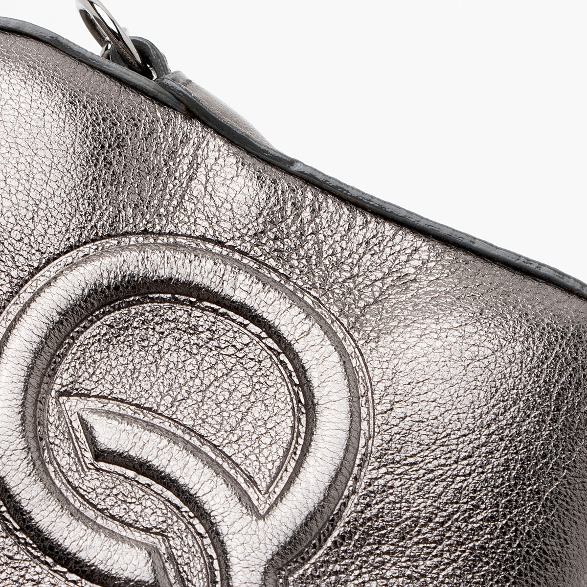 Jimmy Choo Metallic Calfskin Balti Camera Bag