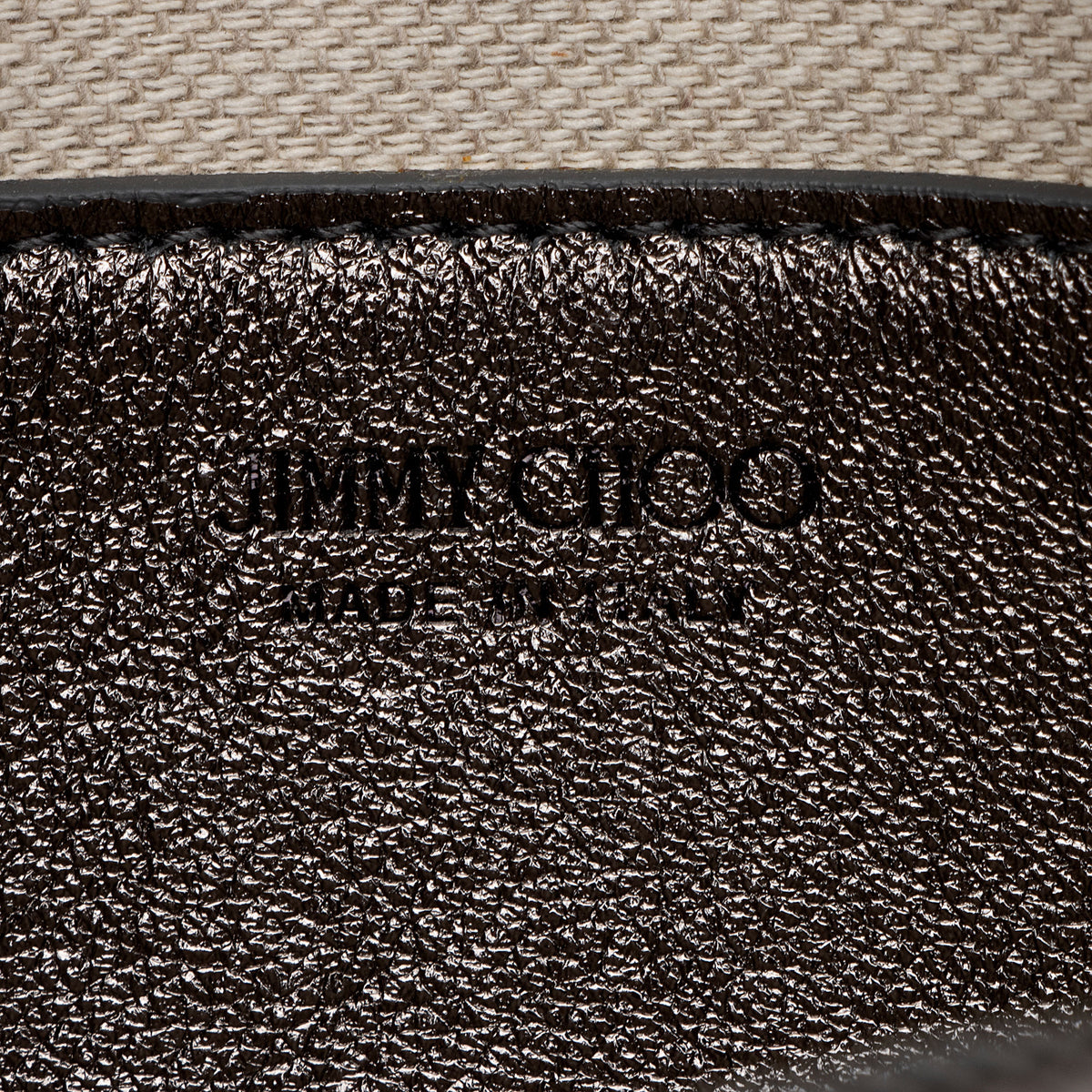 Jimmy Choo Metallic Calfskin Balti Camera Bag