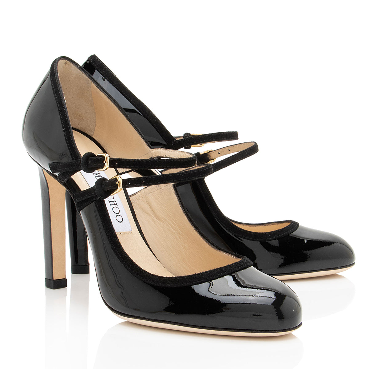 Jimmy Choo Patent Leather Micha Mary Jane Pumps - Size 7 / 37