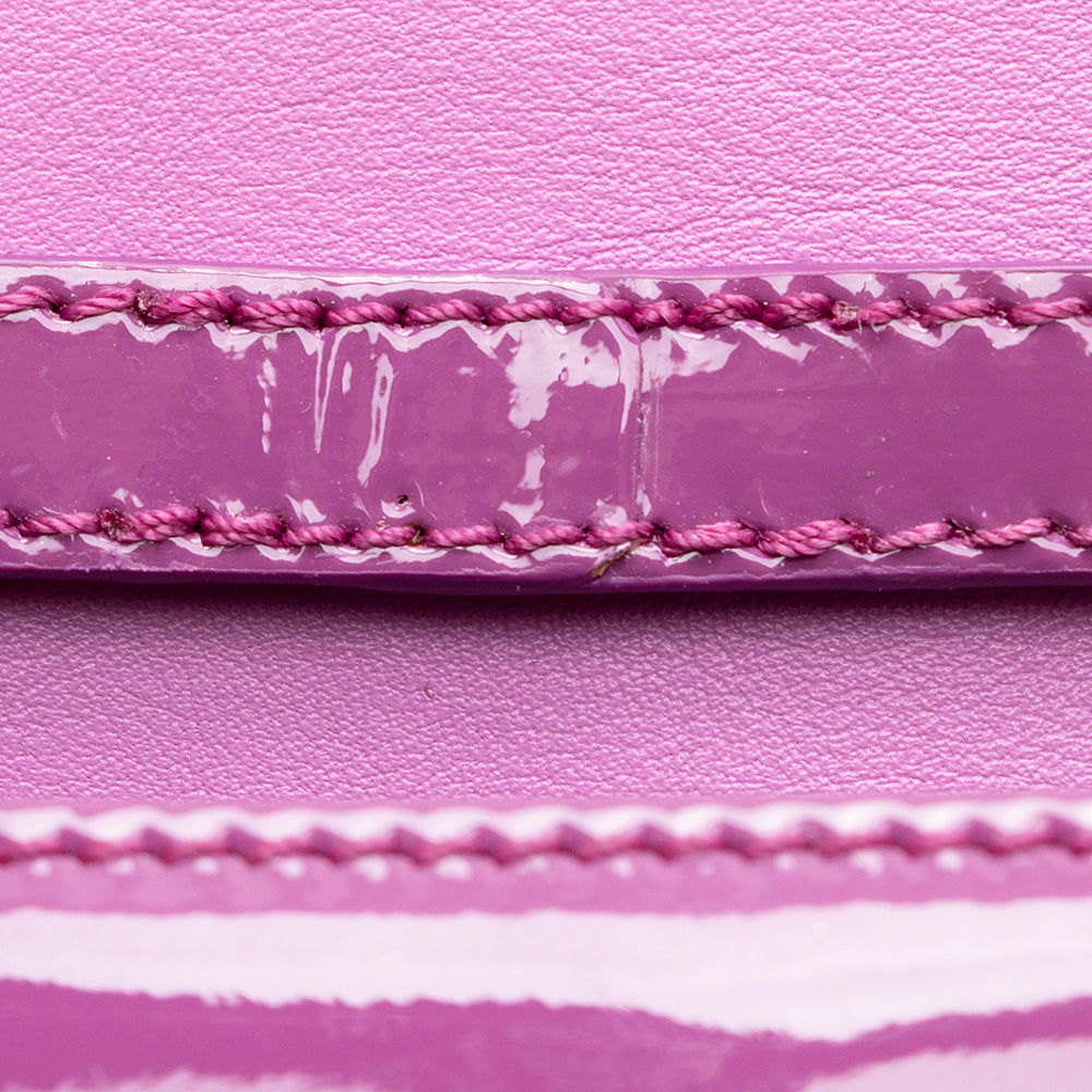 Jimmy Choo Patent Leather Rebel Satchel (SHF-20666)