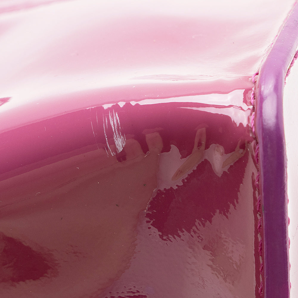 Jimmy Choo Patent Leather Rebel Satchel (SHF-20666)