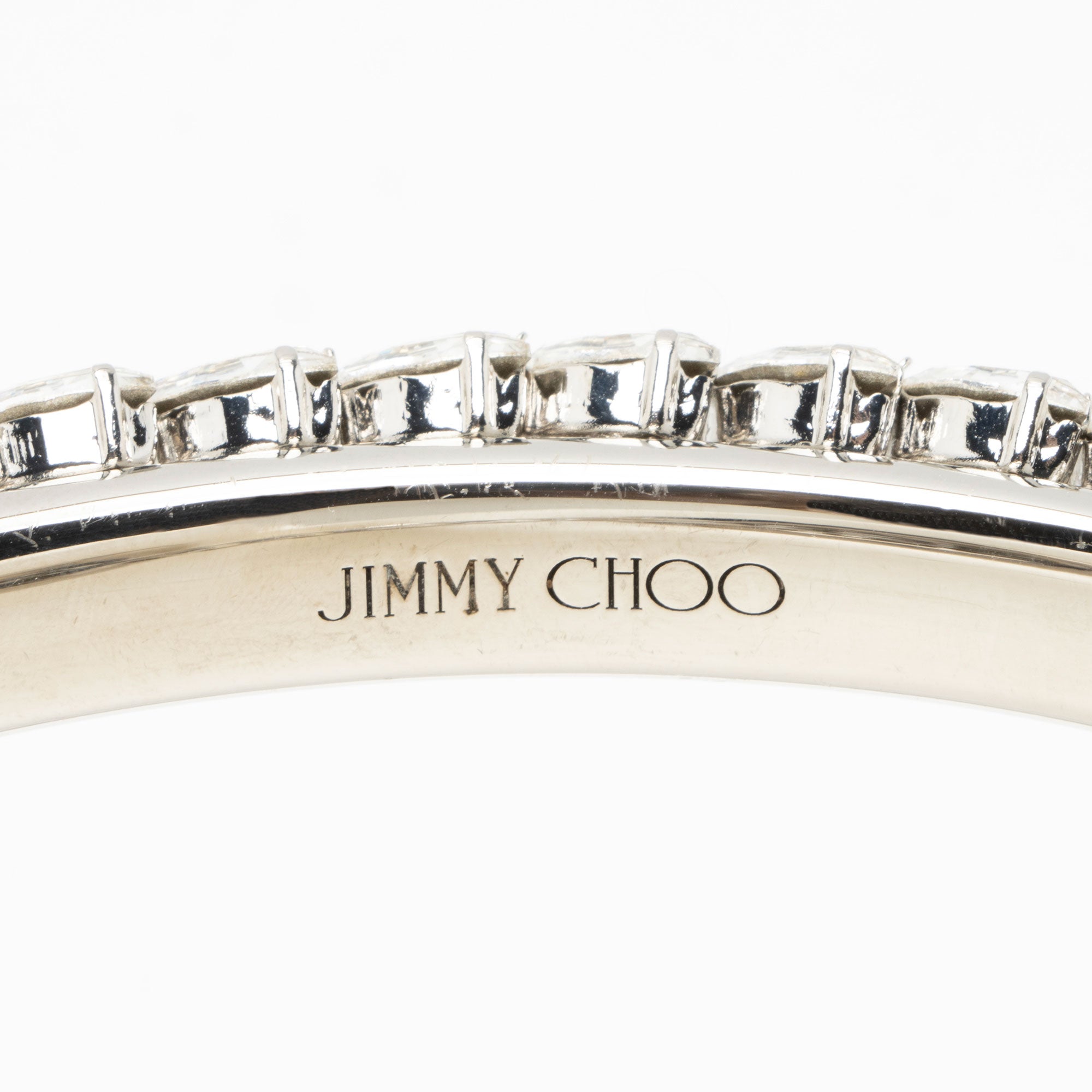 Jimmy Choo Satin Crystal Bon Bon Bucket Bag