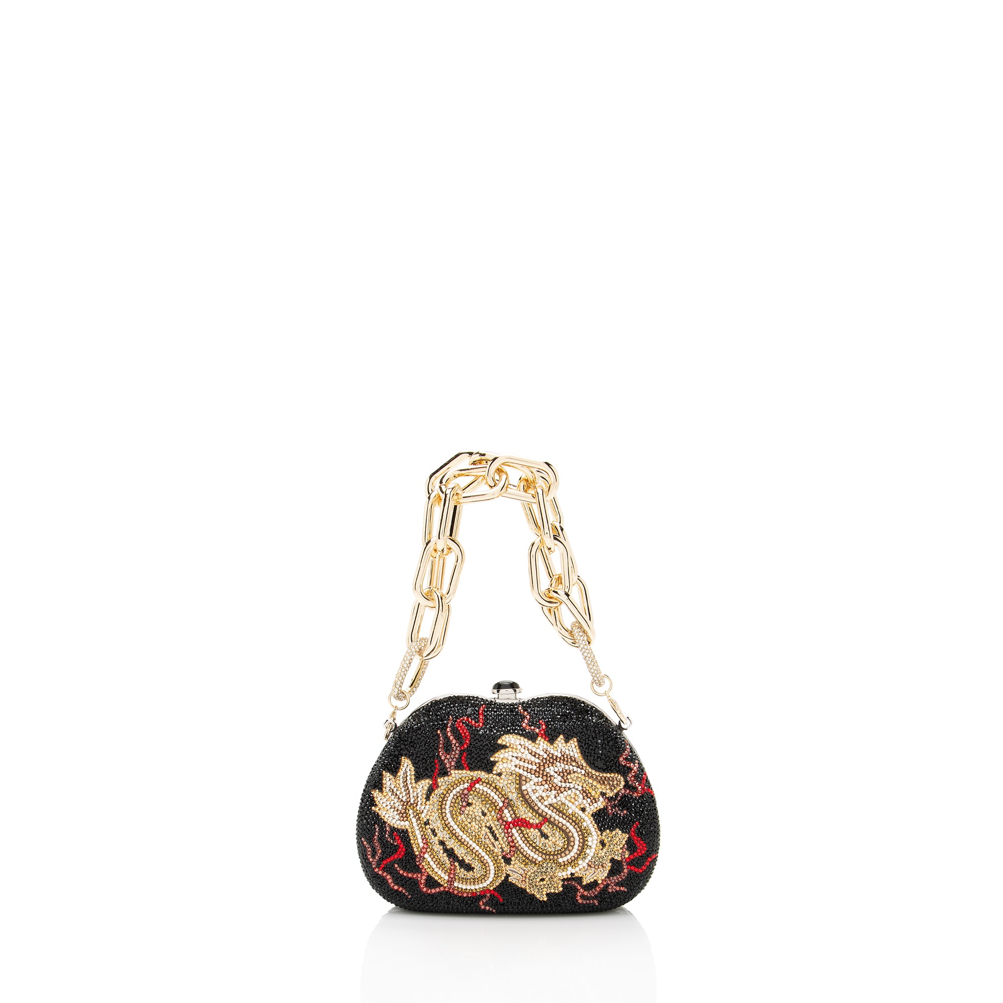 Judith Leiber Cyrstal Lunar New Year Fire Dragon Clutch (SHF-jqYEUt)