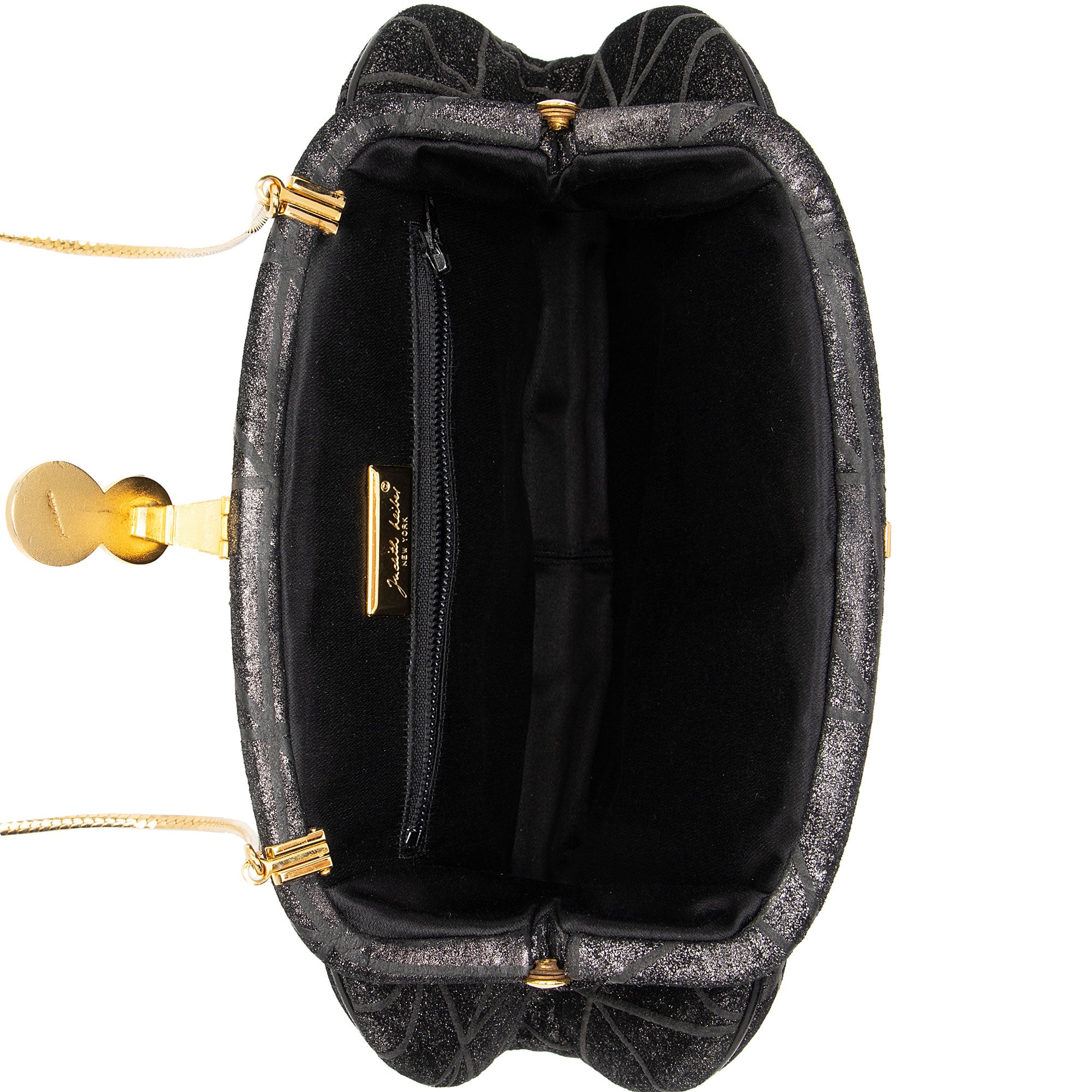 Judith Leiber Vintage Metallic Suede Clutch (SHF-XHscqg)