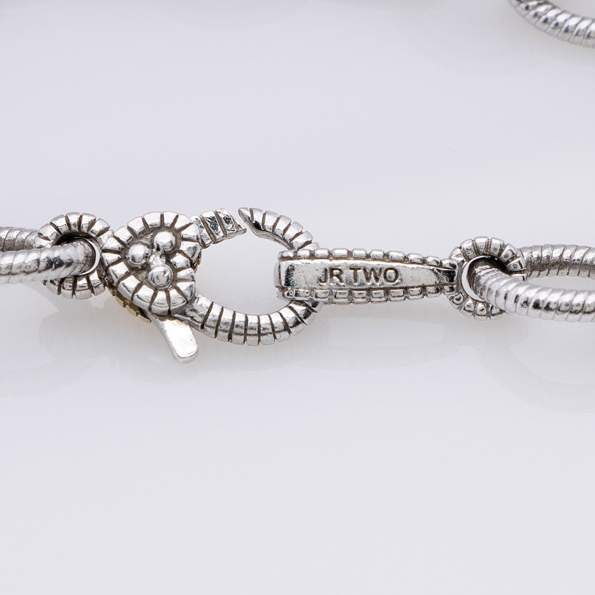 Judith Ripka 18k Gold Sterling Silver Diamond Canary Crystal Athena Bracelet (SHF-ygTajG)