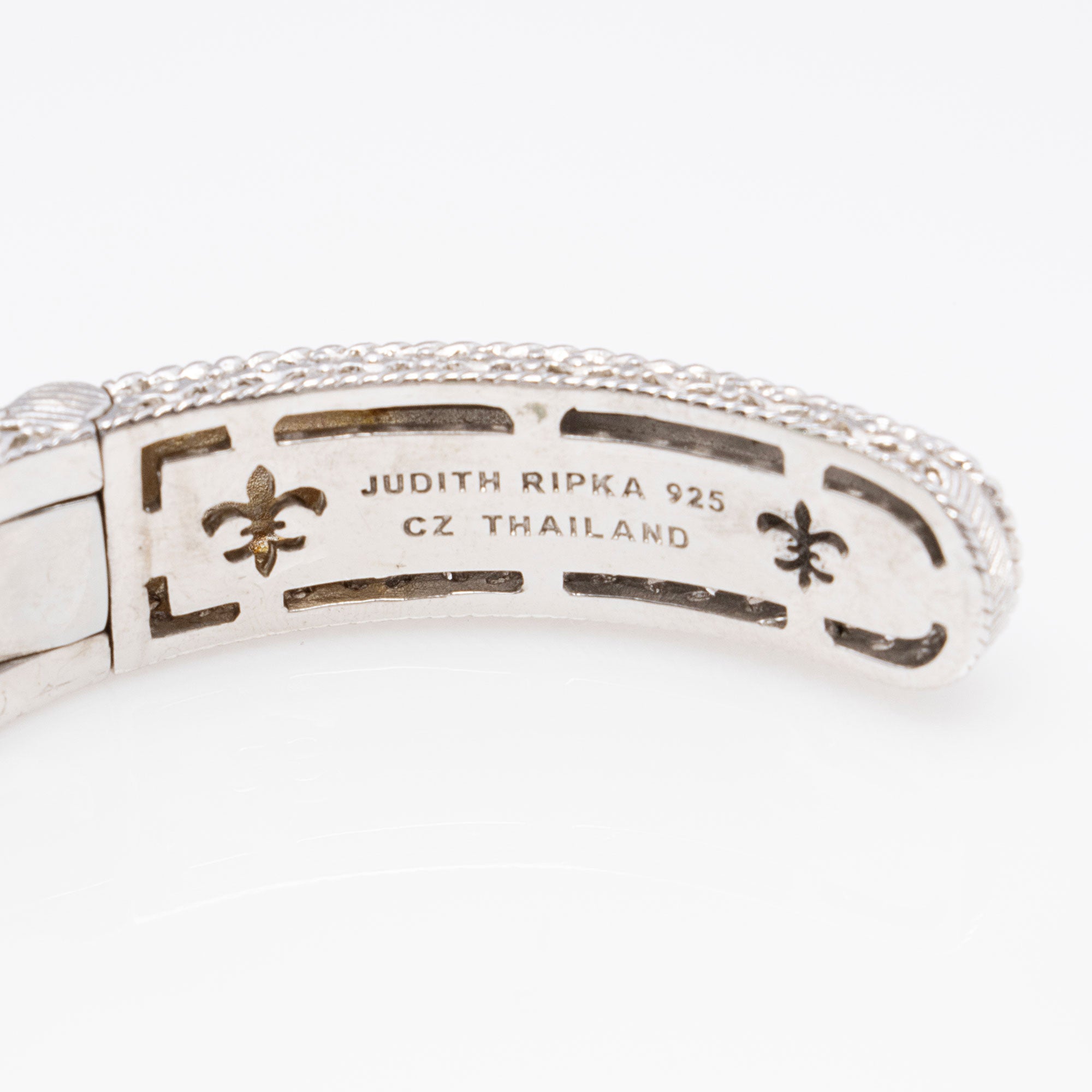 Judith Ripka Sterling Silver Chalcedony Cuff (SHF-H2oqFq)