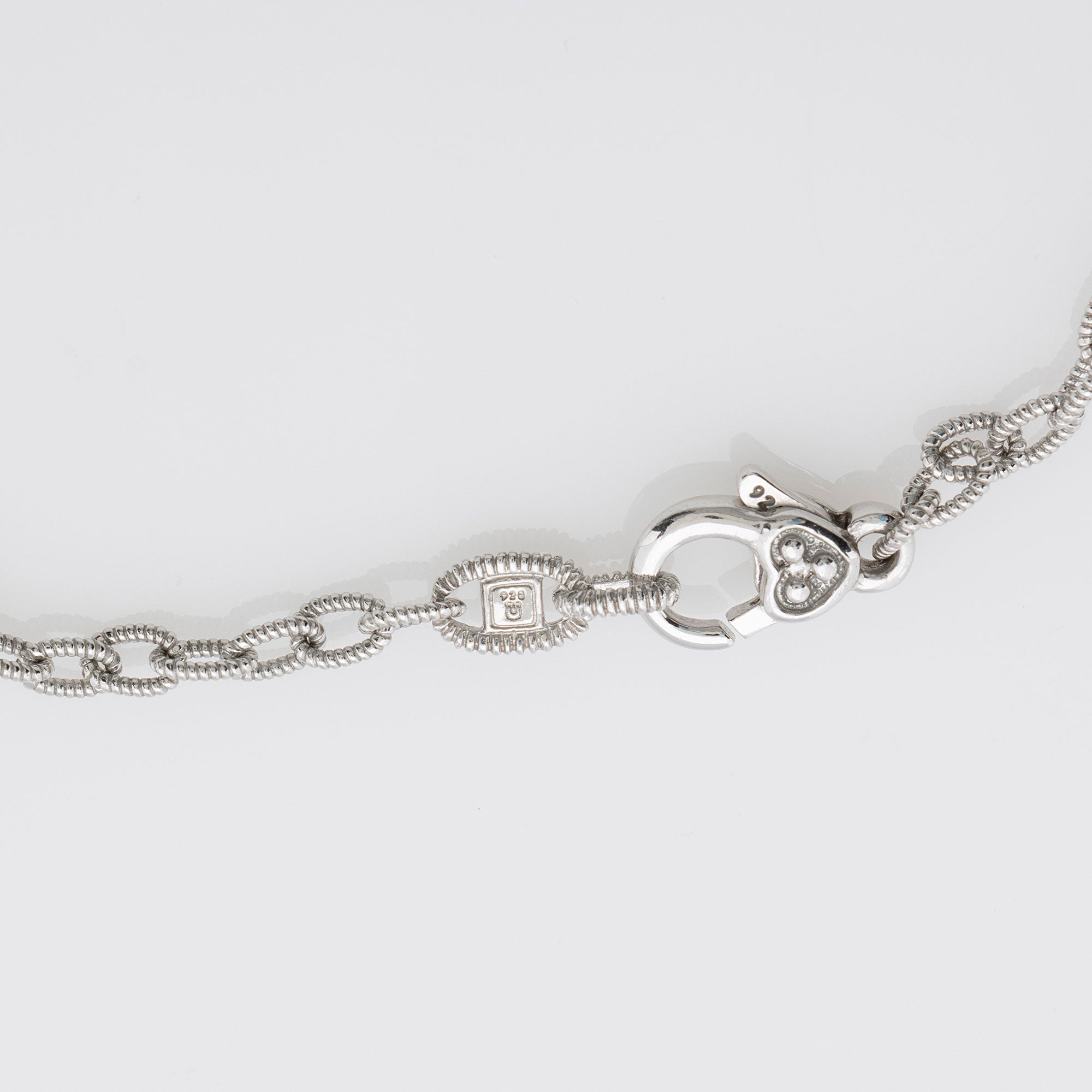 Judith Ripka Sterling Silver Crystal Blue Topaz Pendant Necklace (SHF-ld8AzN)