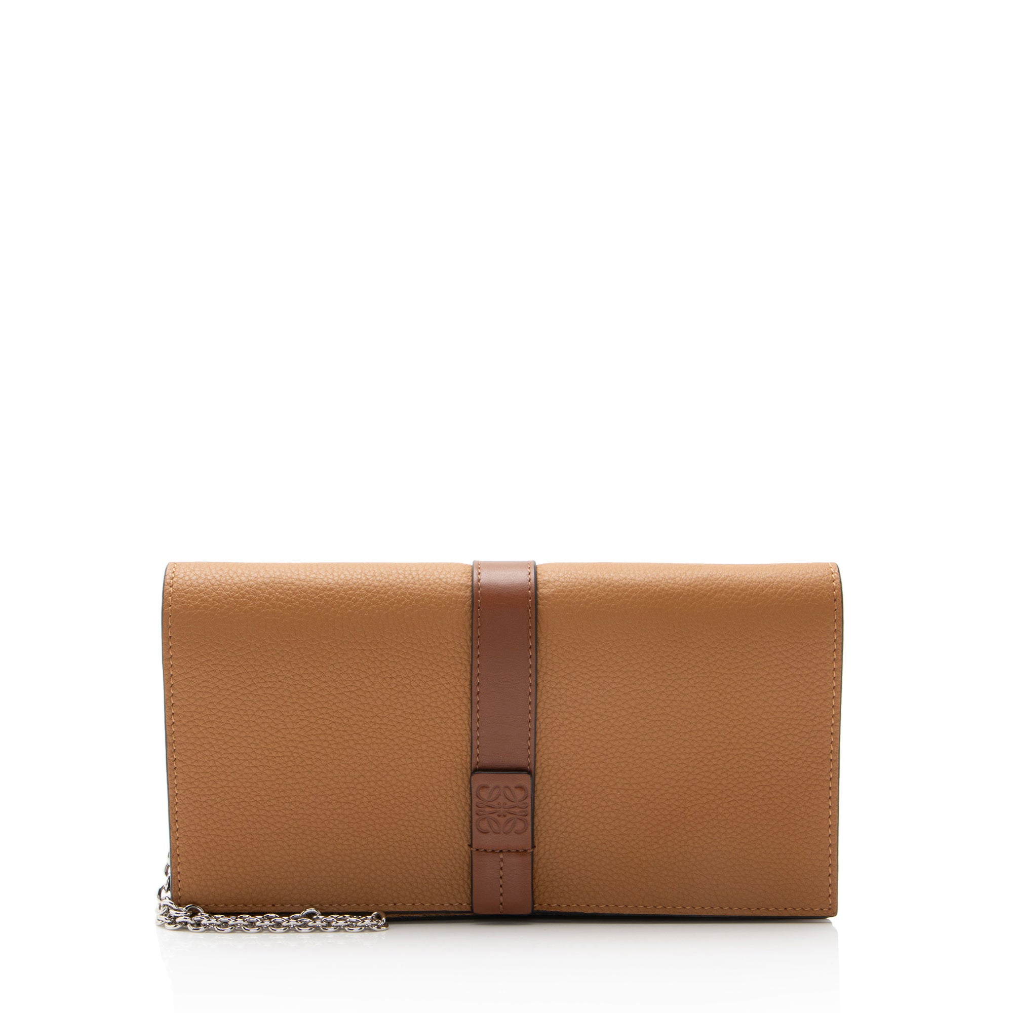 Loewe Grained Calfskin Chain Wallet
