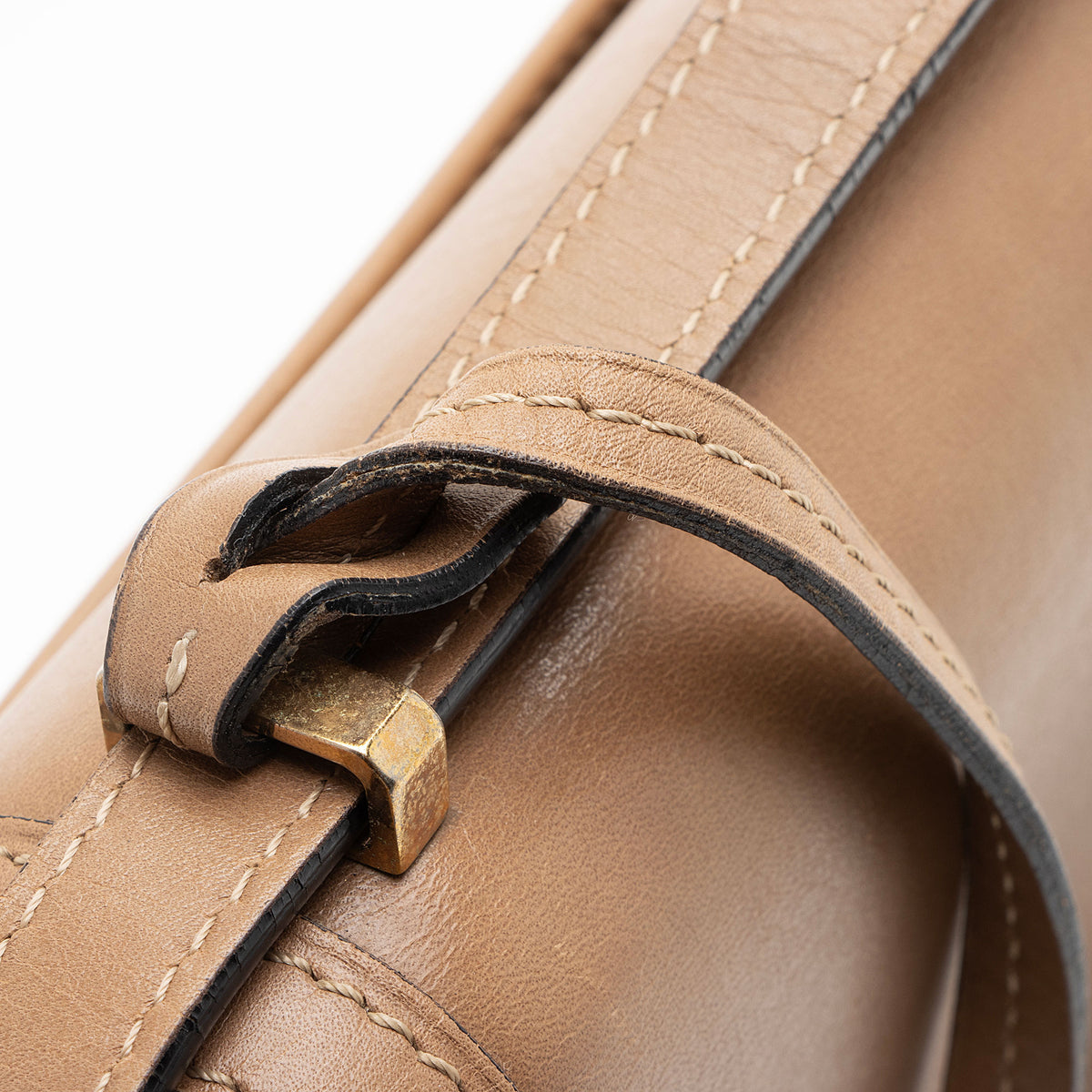 Loewe Leather Barcelona Shoulder Bag