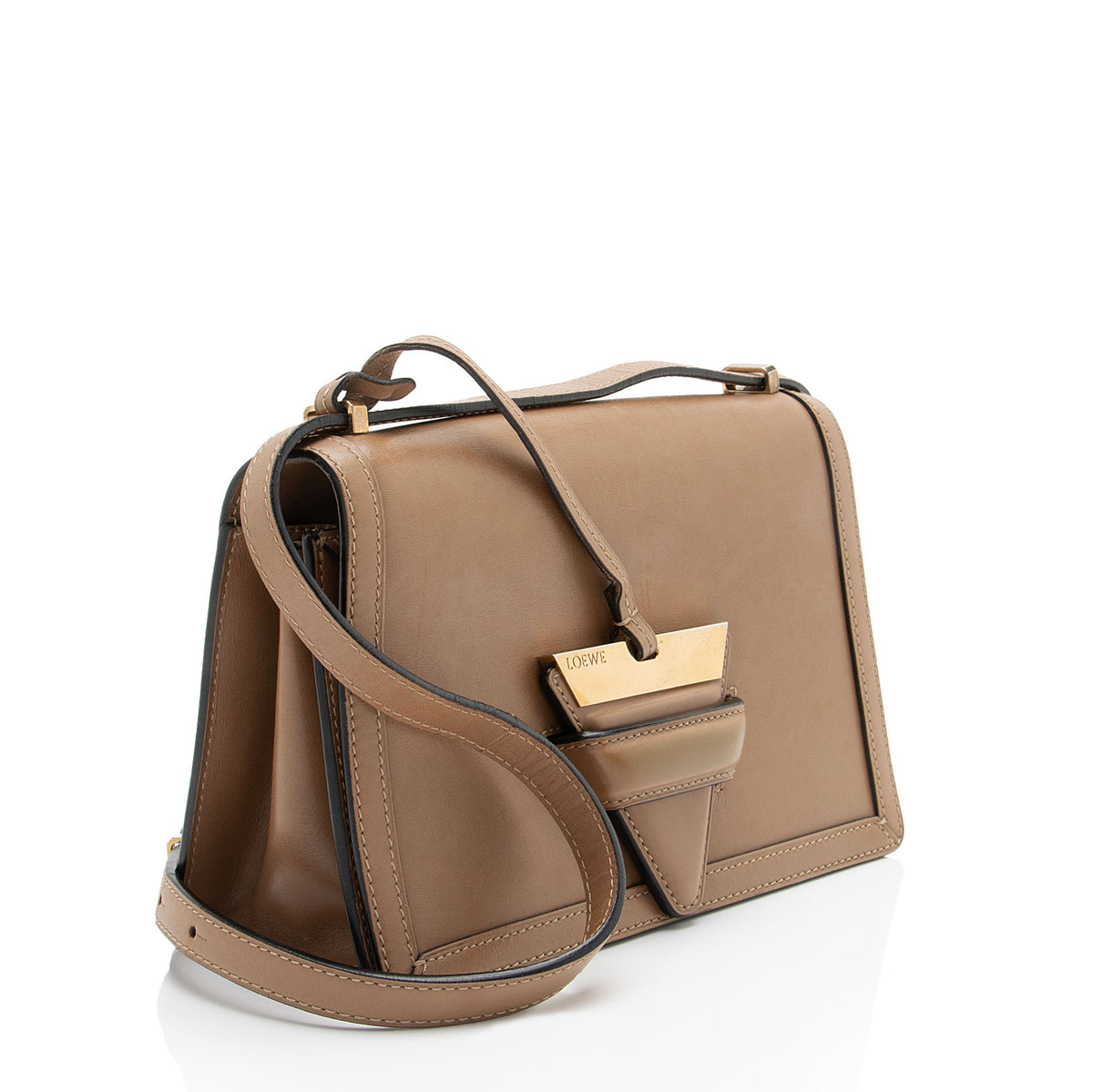 Loewe Leather Barcelona Shoulder Bag