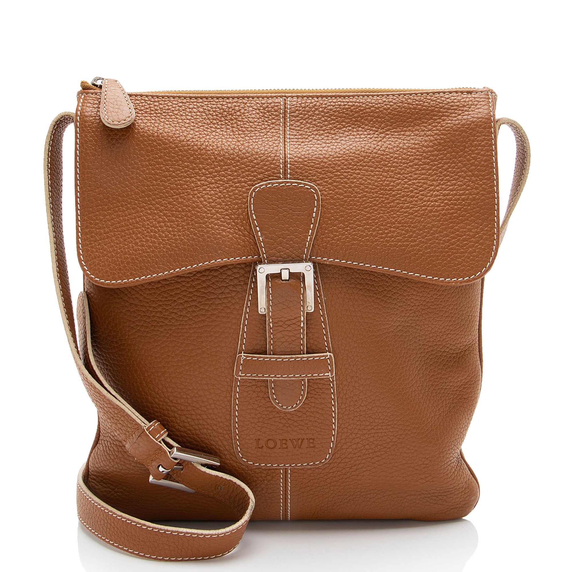 Loewe Leather Senda Small Messenger