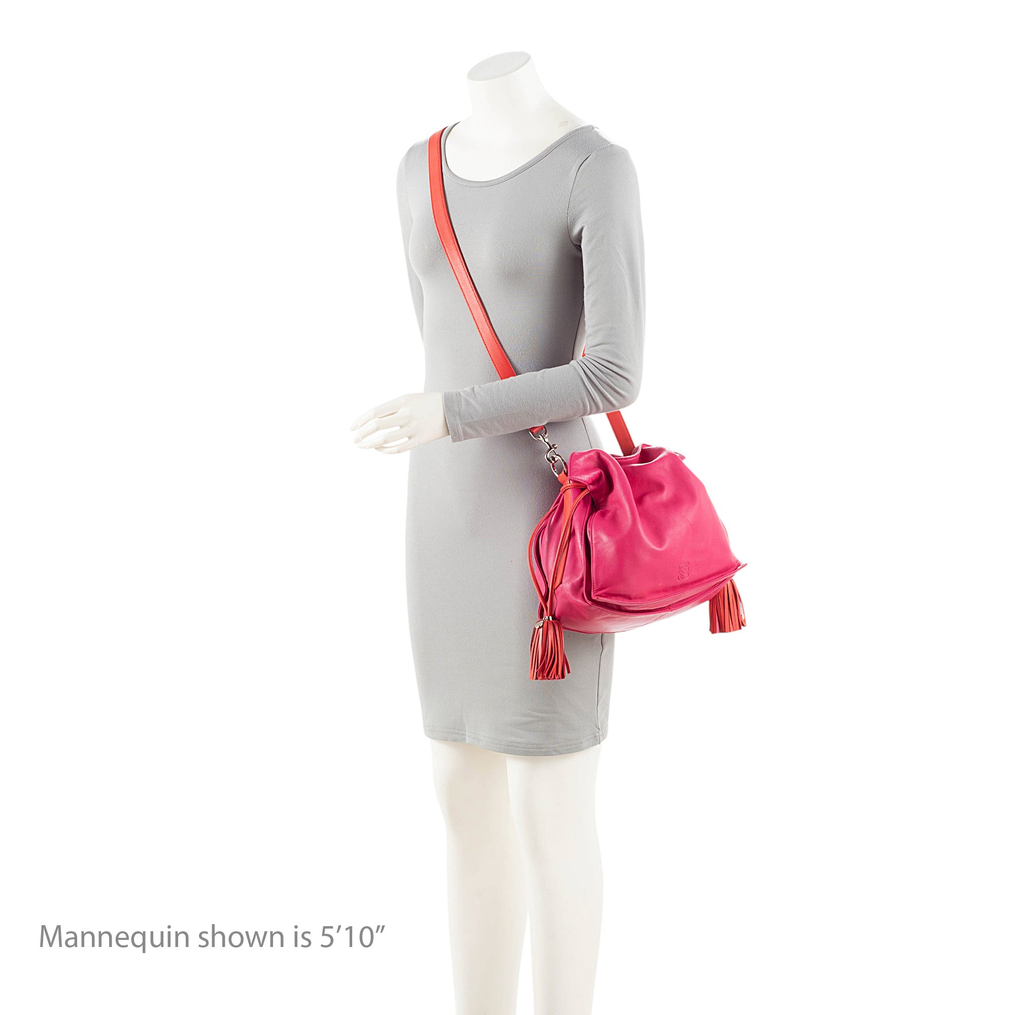 Loewe Mellow Nappa Flamenco Tassel Shoulder Bag