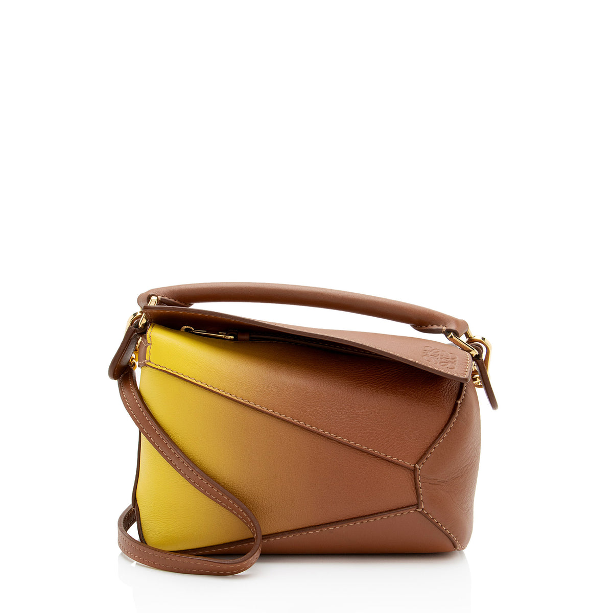 Loewe Ombre Leather Puzzle Edge Mini Bag