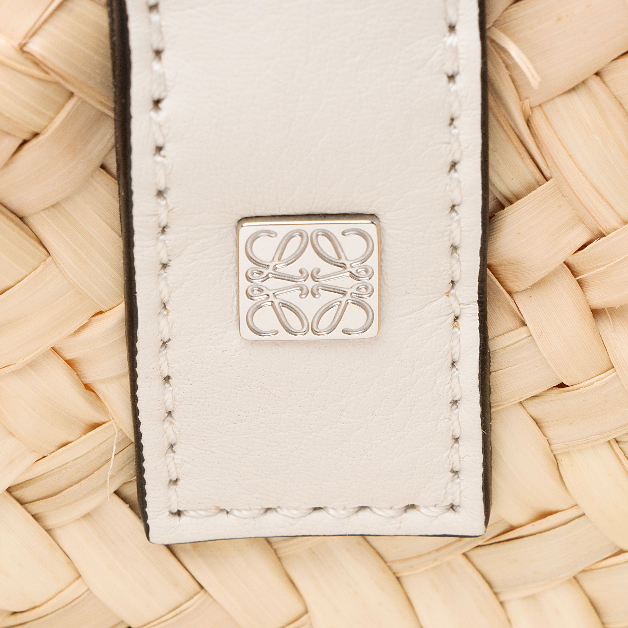 Loewe Raffia Basket Small Tote