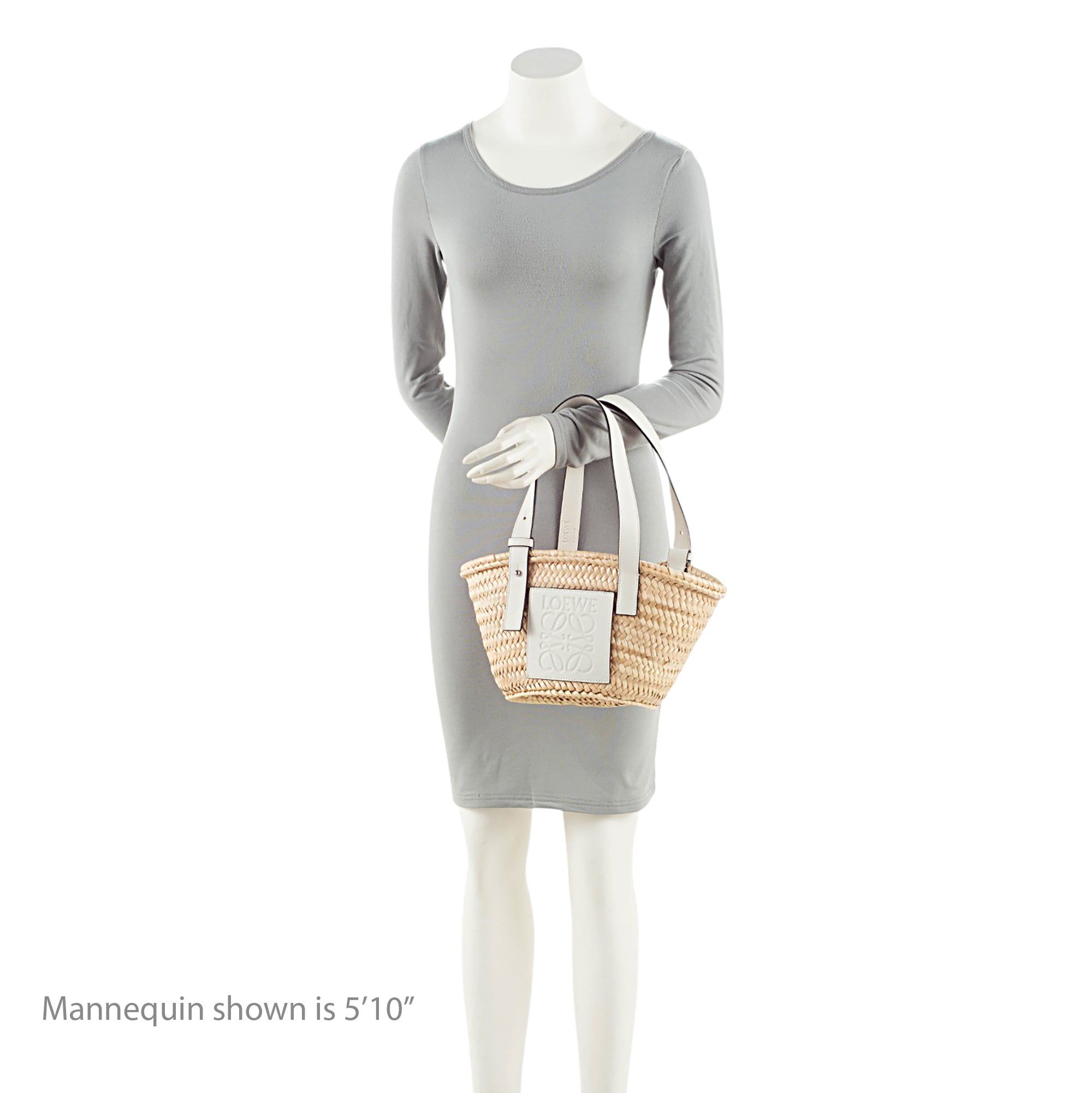 Loewe Raffia Basket Small Tote