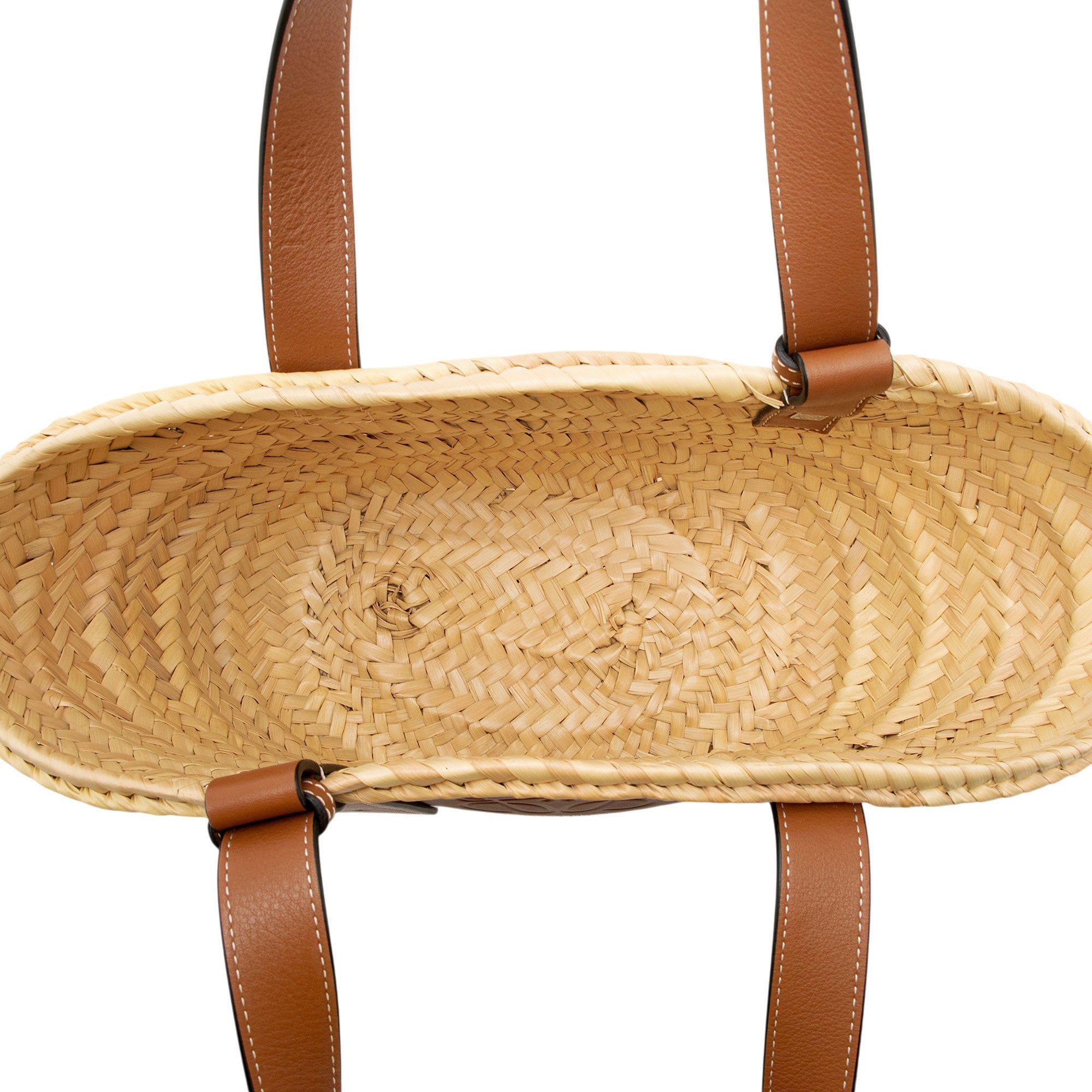 Loewe Raffia Basket Small Tote