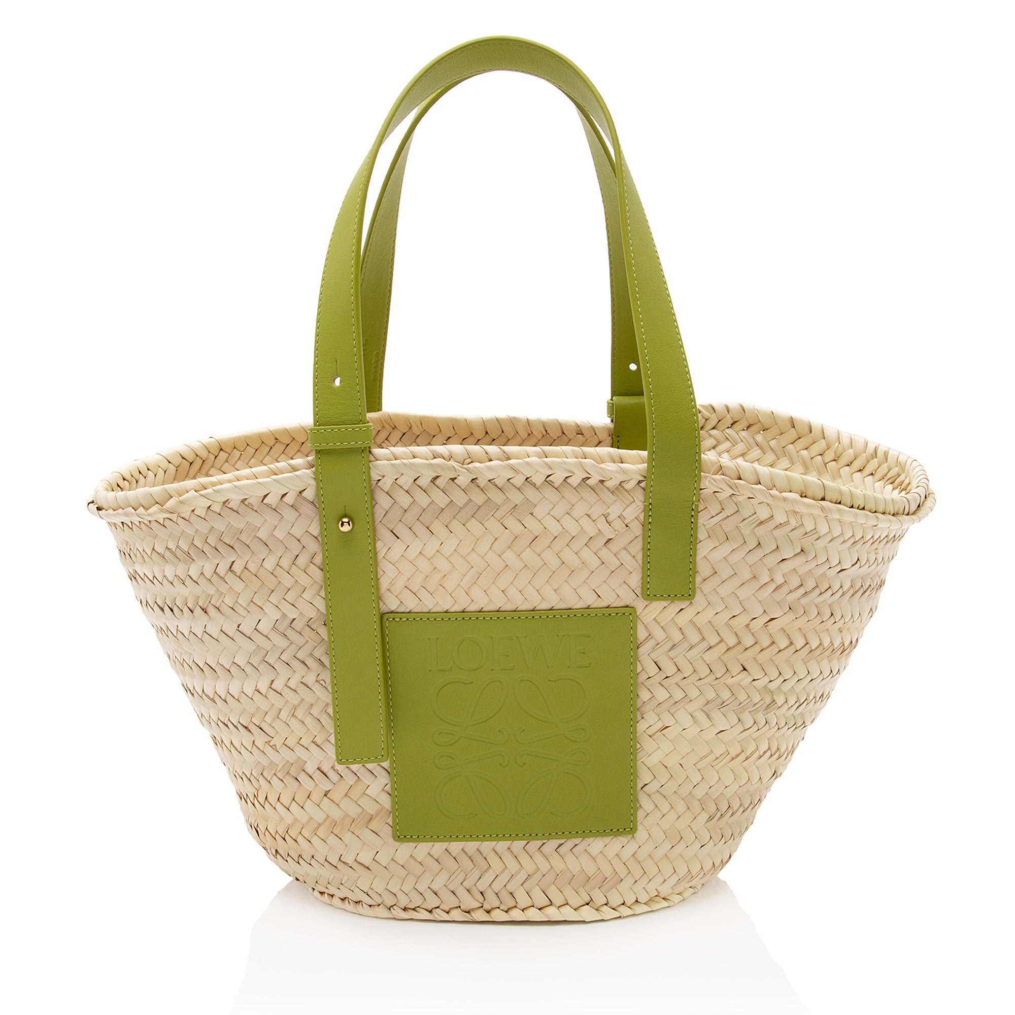 Loewe Raffia Basket Tote