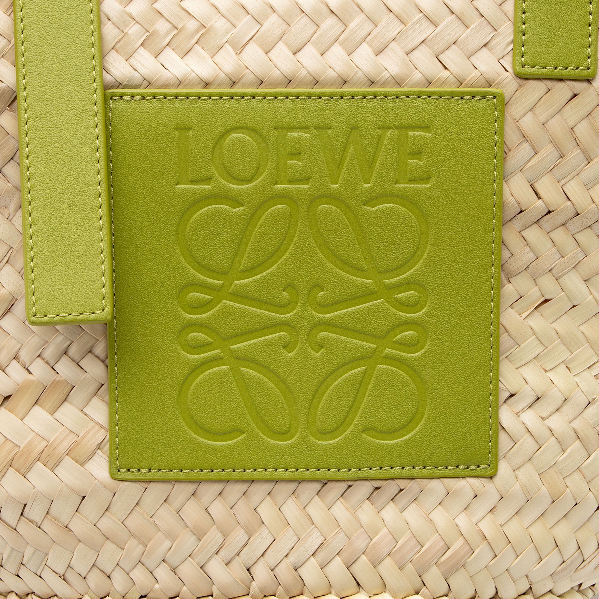 Loewe Raffia Basket Tote