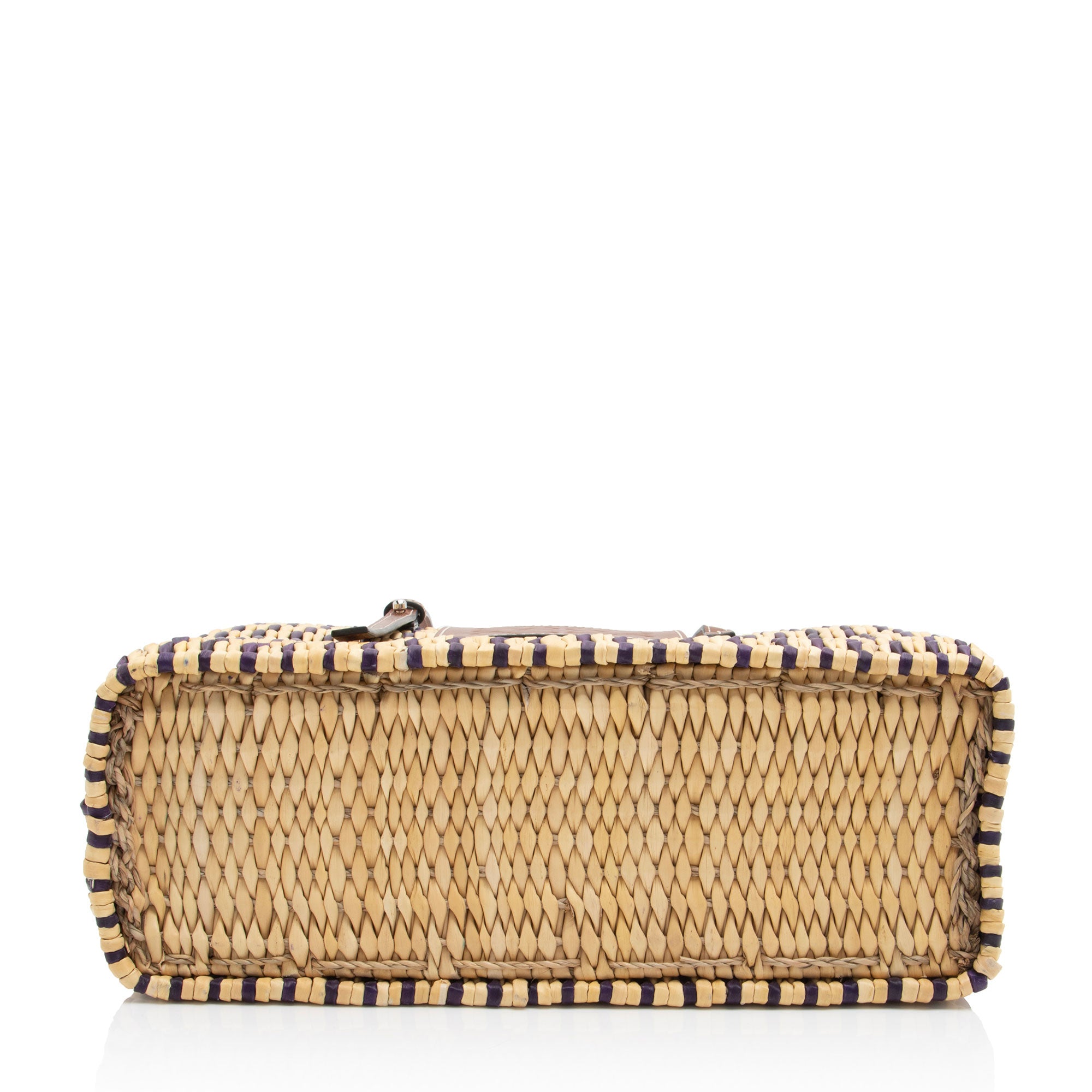 Loewe Raffia Square Basket Tote (SHF-xw84s2)