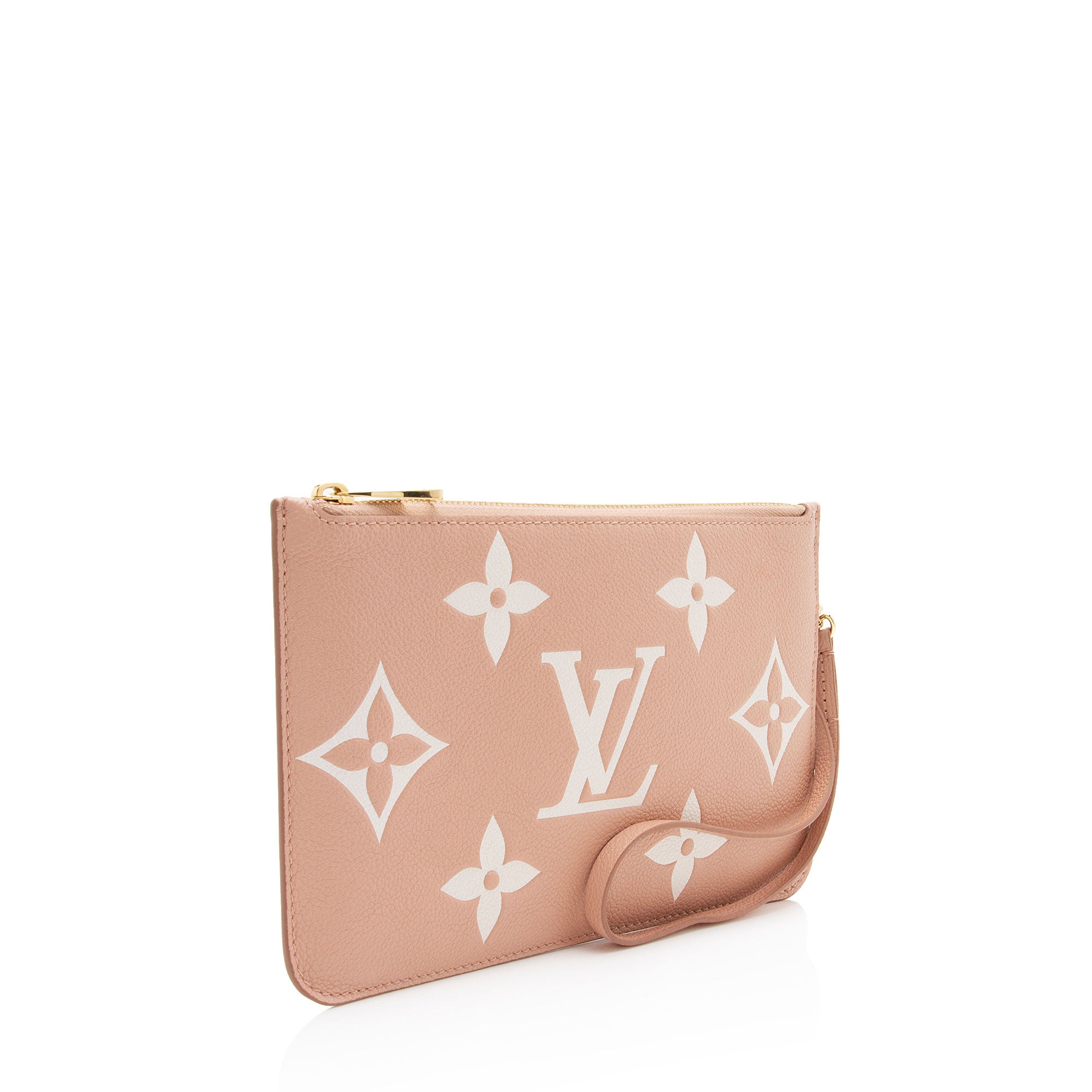Louis Vuiiton Giant Monogram Empreinte Bicolor Neverfull MM Pochette