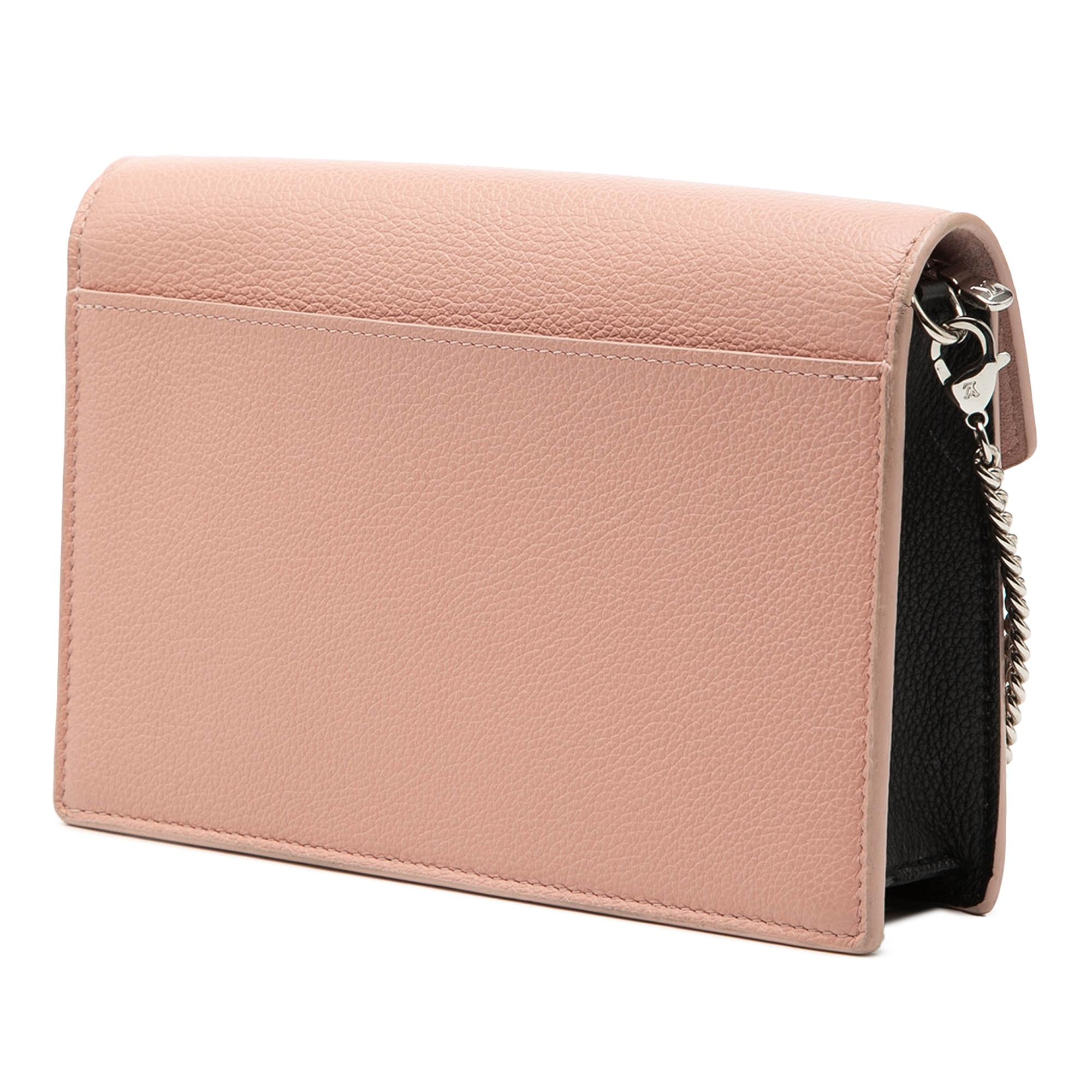 Louis Vuitton Bicolor Leather MyLockMe Chain Pochette