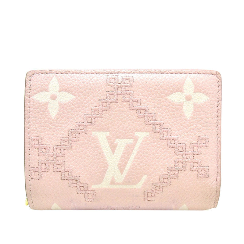 Louis Vuitton Bicolor Monogram Empreinte Broderie Clea Small Wallet (SHG-zpVzv1)