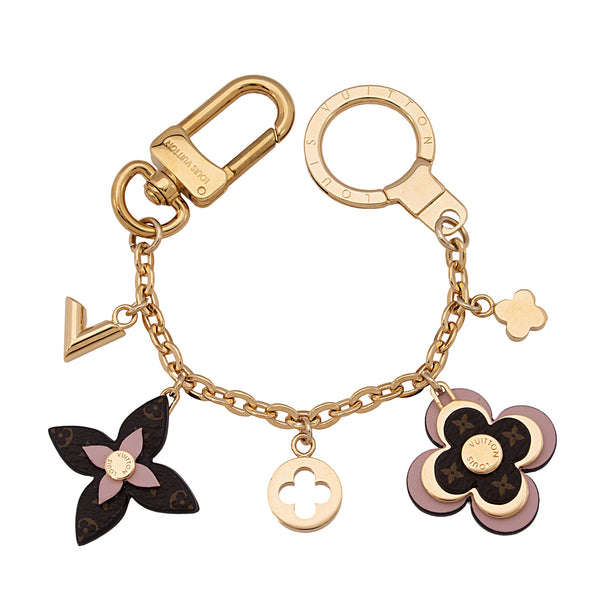 Louis Vuitton Blooming Flowers Key Ring Bag Charm (SHF-BiRwpy