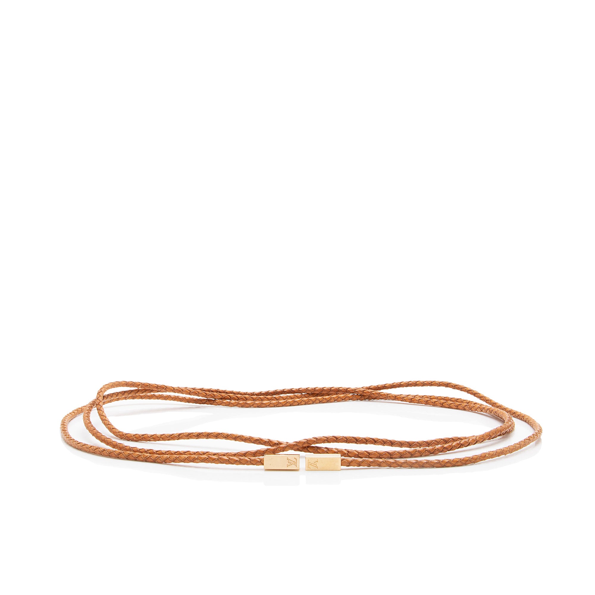 Louis Vuitton Braided Leather Belt